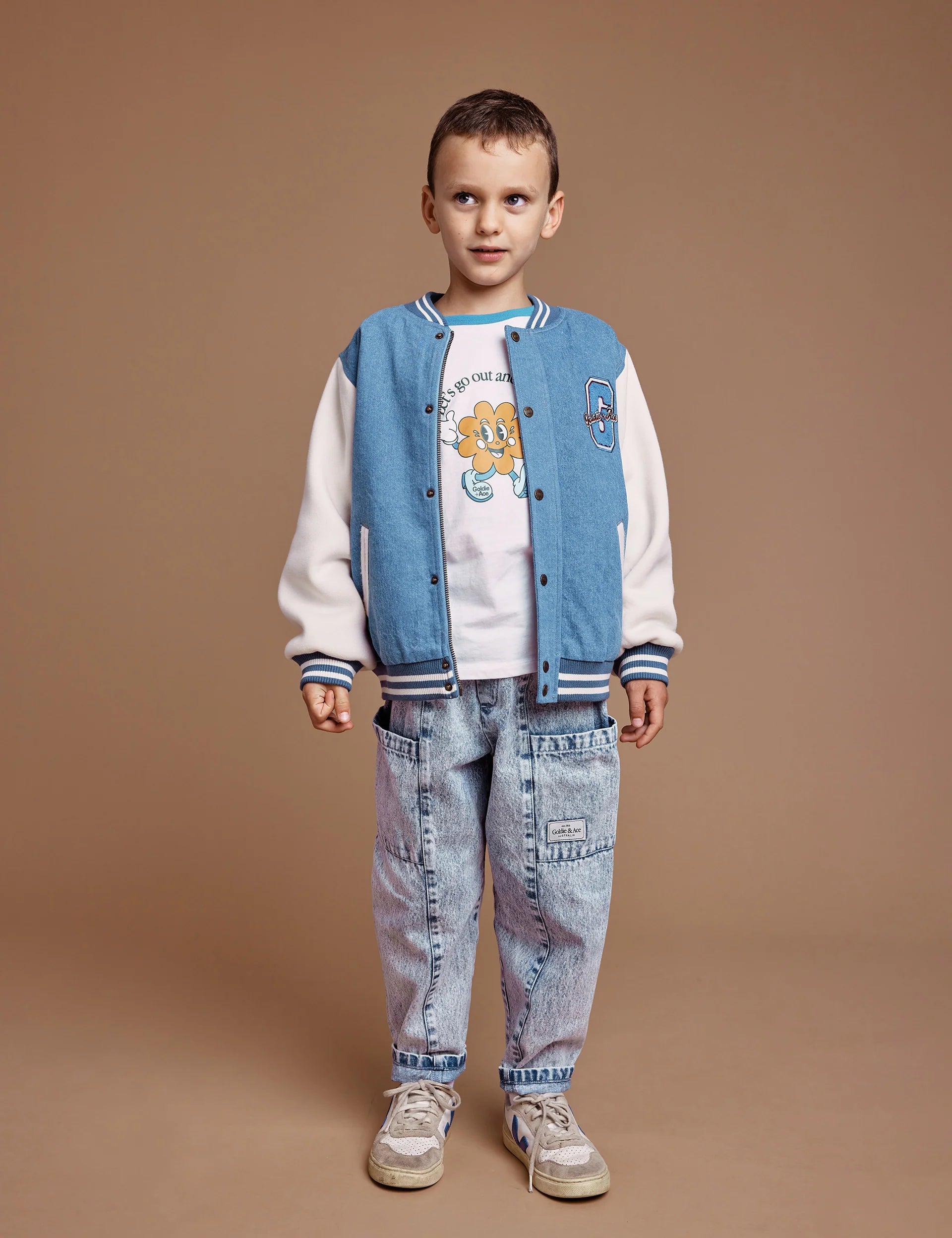 Goldie + Ace - Kit Denim Pocket Pant - Light Denim