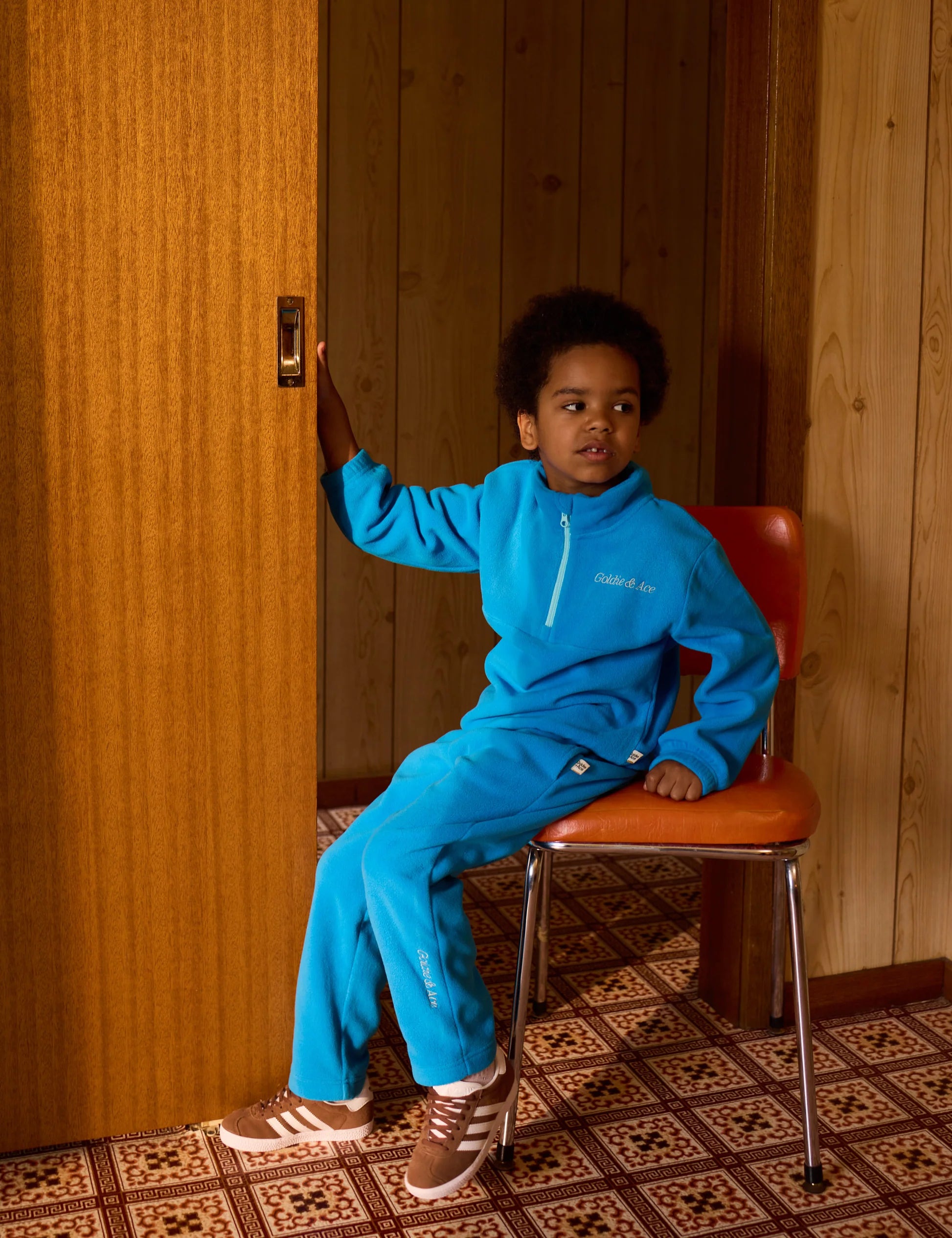 Goldie & Ace - Bobbi Polar Fleece Sweater - Lake