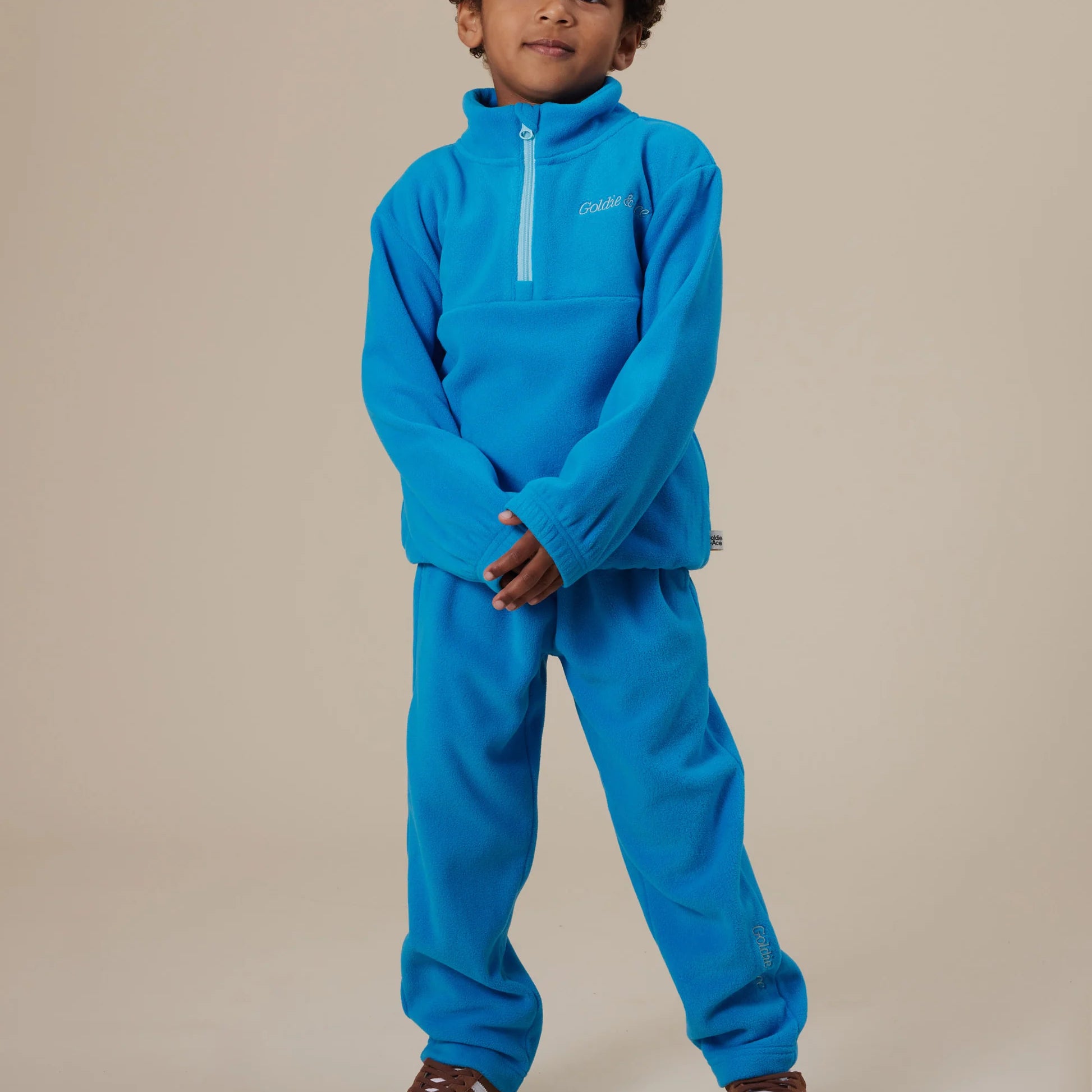 Goldie & Ace - Bobbi Polar Fleece Sweater - Lake