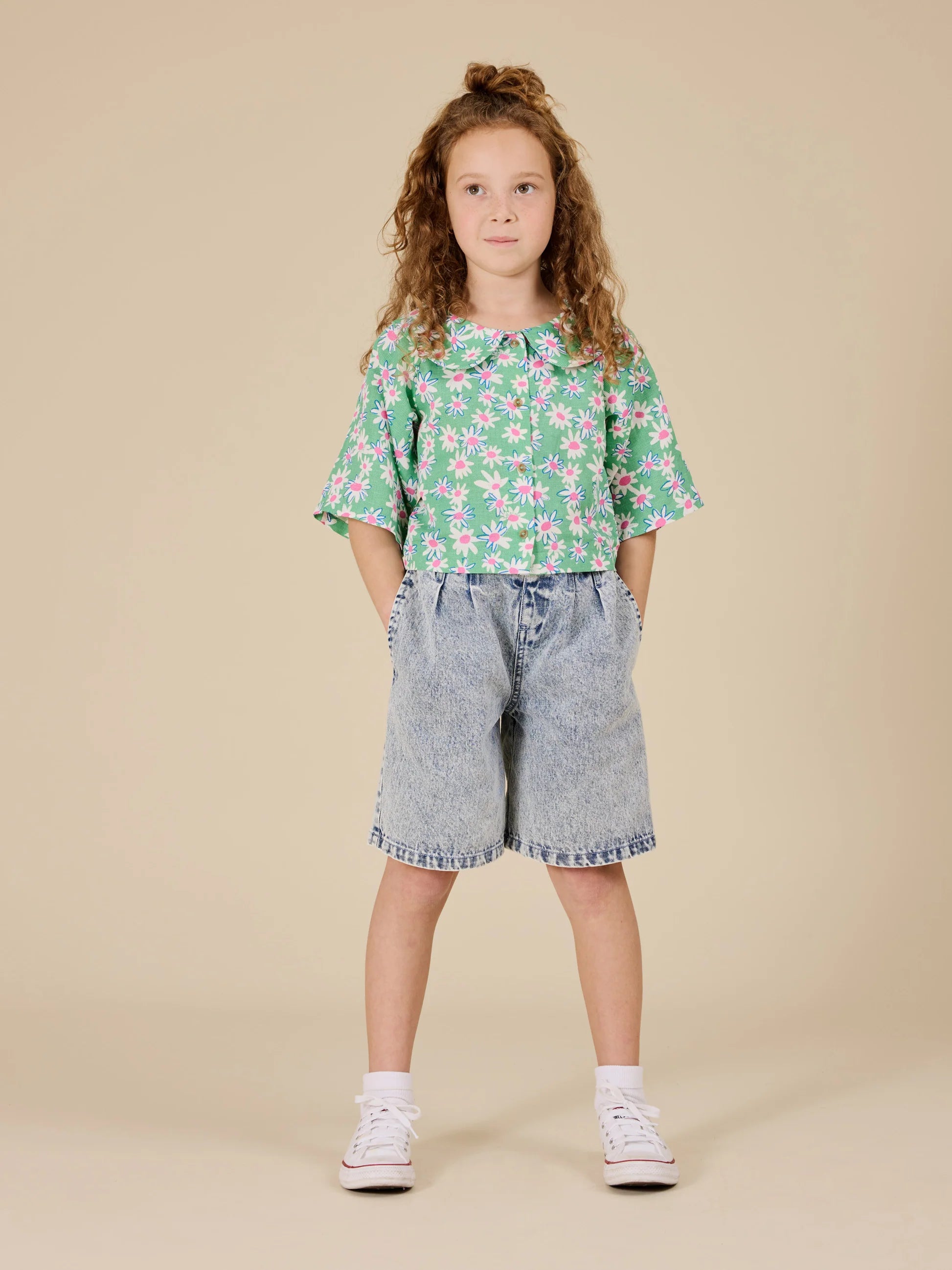 Goldie & Ace - Kirby Relaxed Denim Shorts