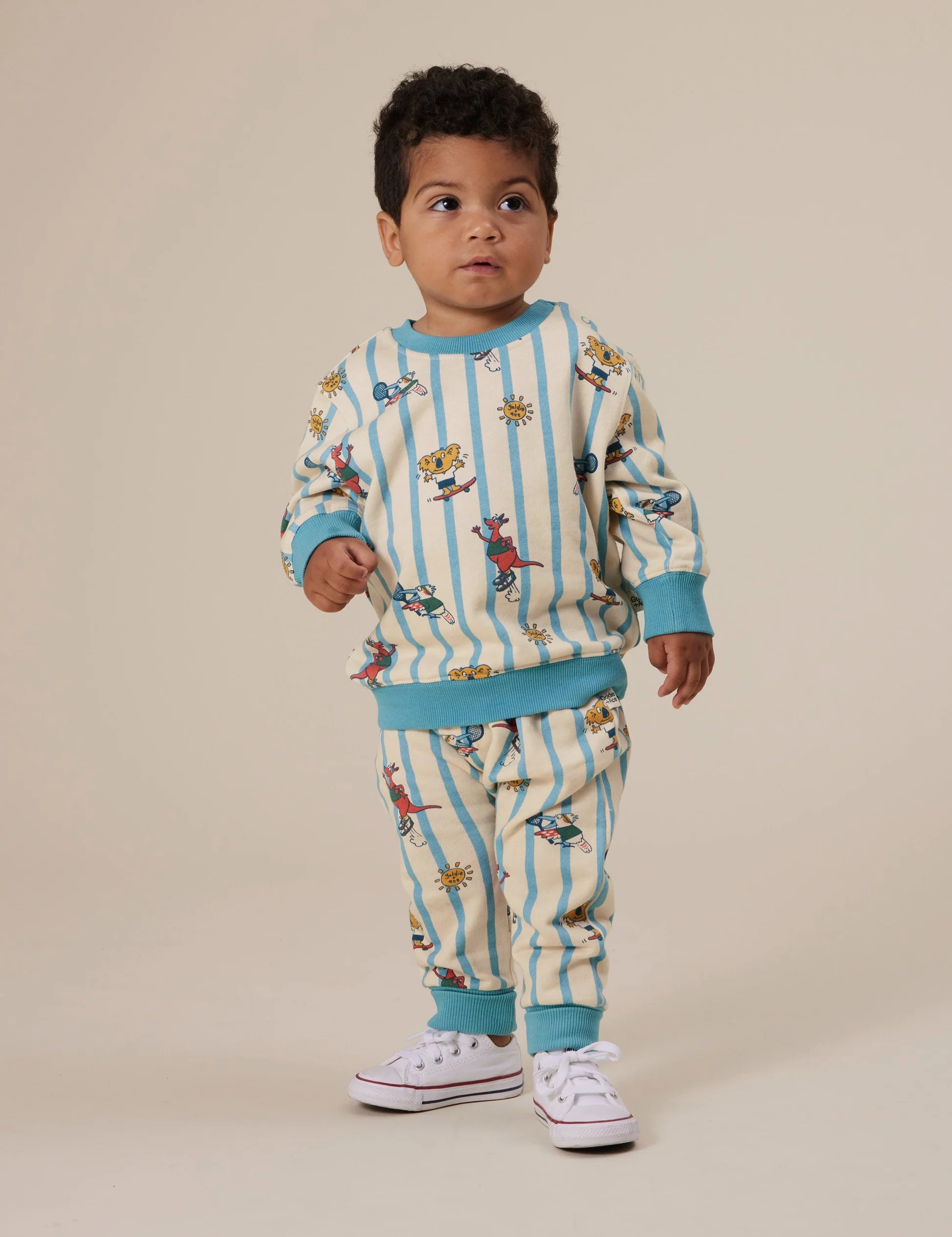 Goldie & Ace - Goldie Squad Relaxed Terry Sweater
