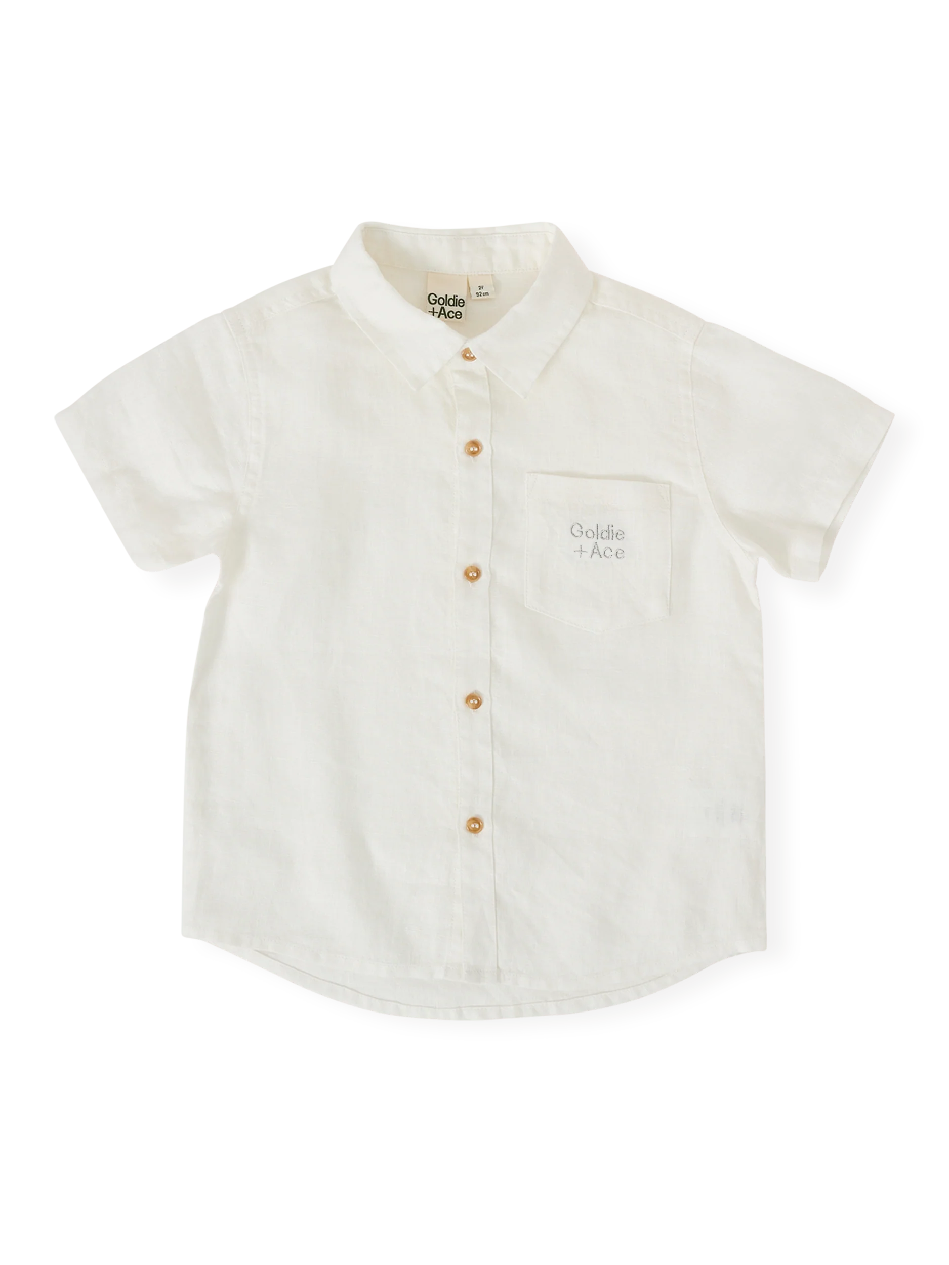 Goldie & Ace - Holiday Linen Blend Shirt