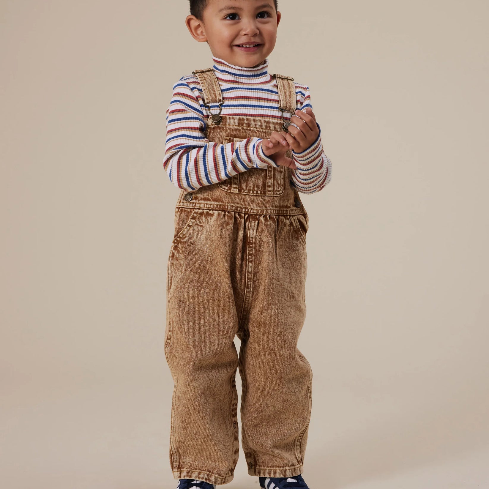 Goldie + Ace - Outback Stripe Embroidered Rib Skivvy