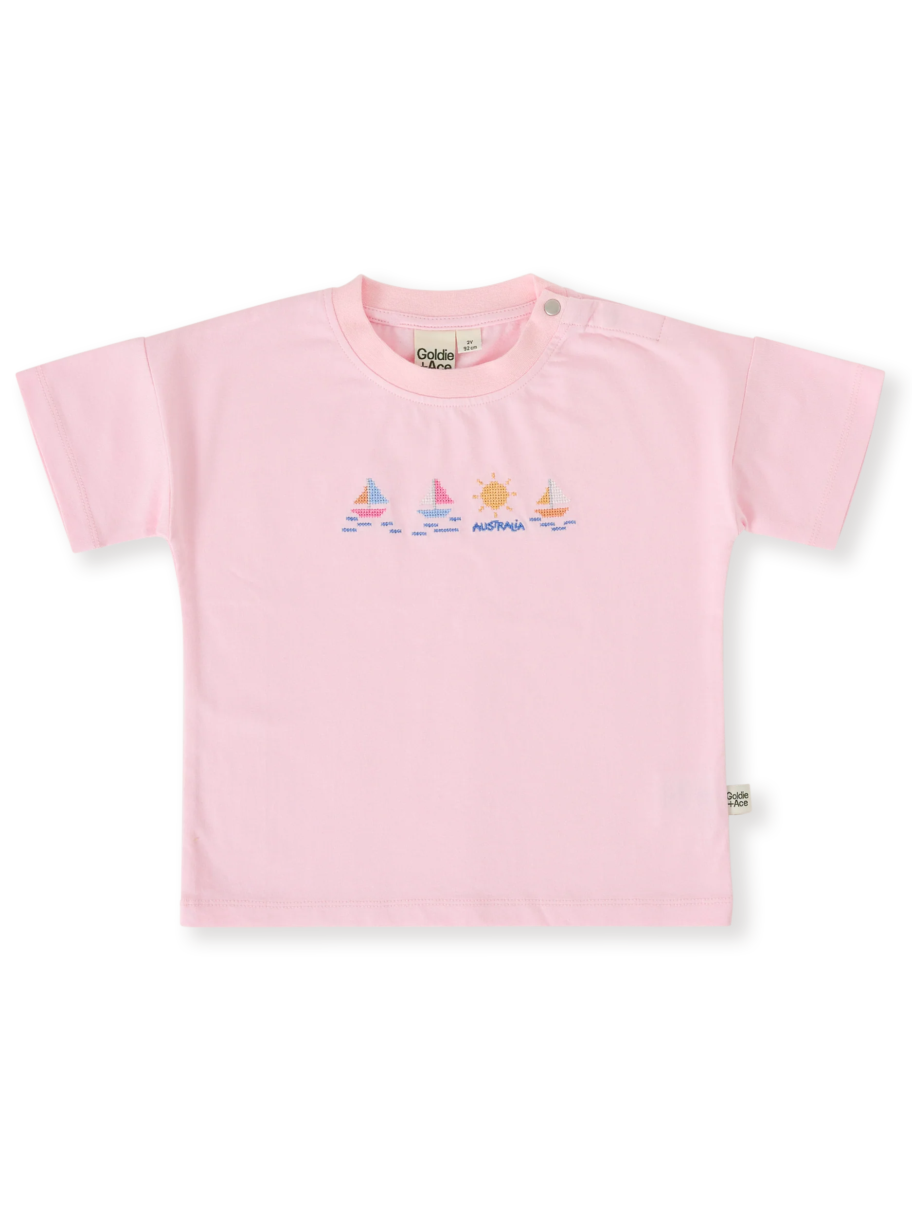 Goldie & Ace - Seaside Sailing T-Shirt Candy