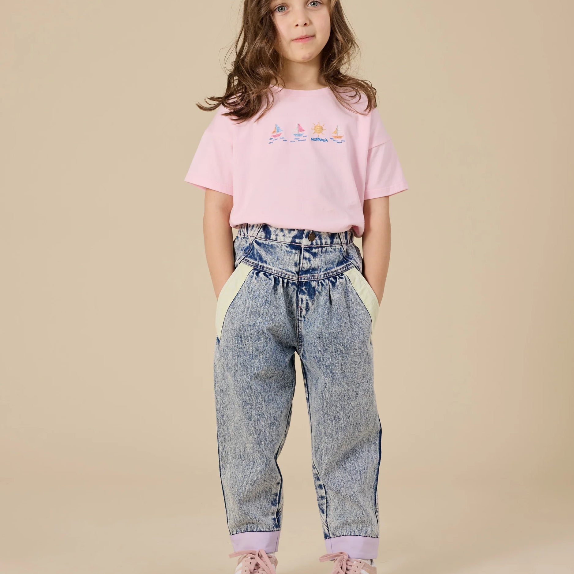 Goldie & Ace - Seaside Sailing T-Shirt Candy