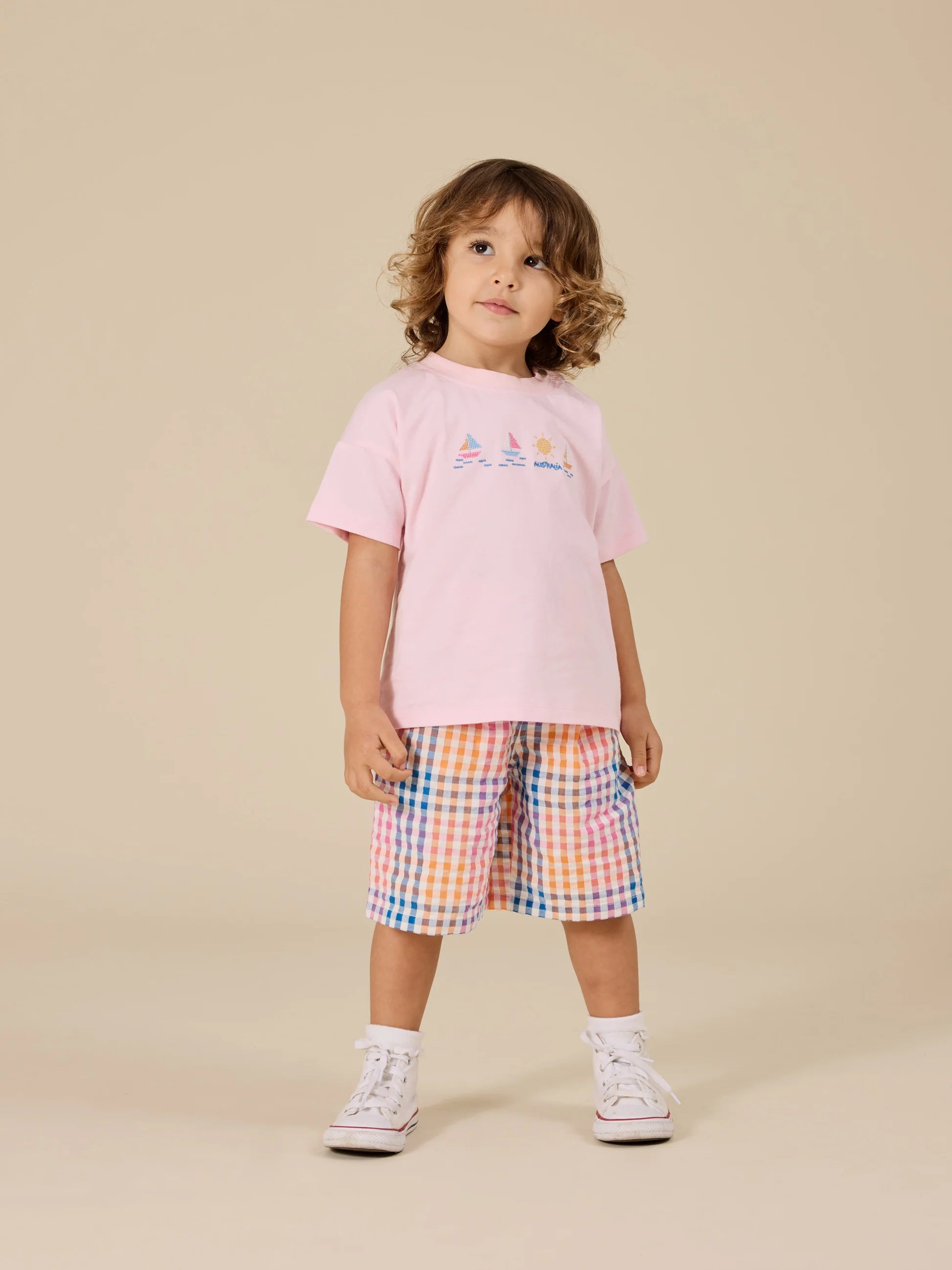 Goldie & Ace - Seaside Sailing T-Shirt Candy