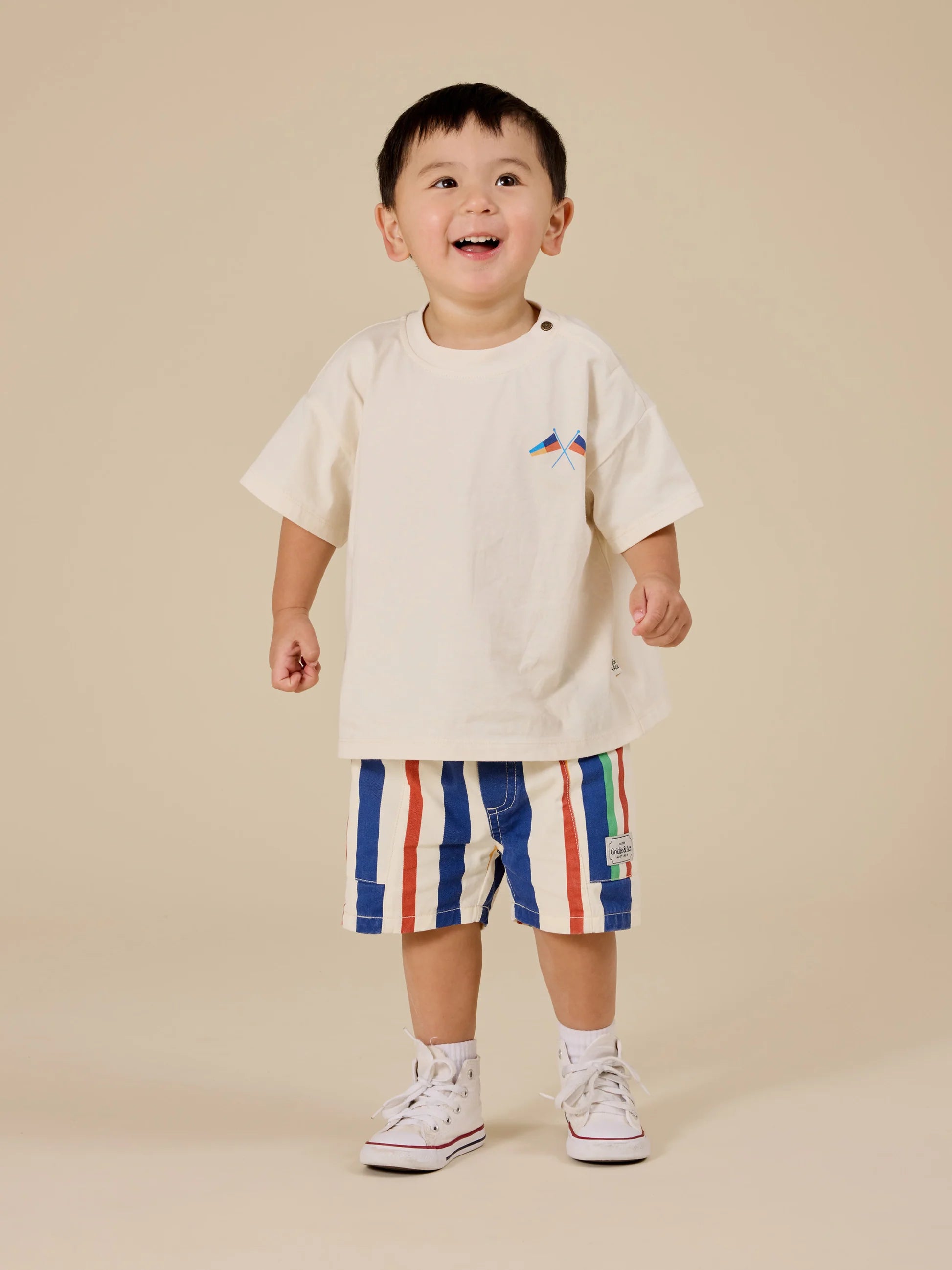Goldie & Ace - Nautical Flag Oversized T-Shirt