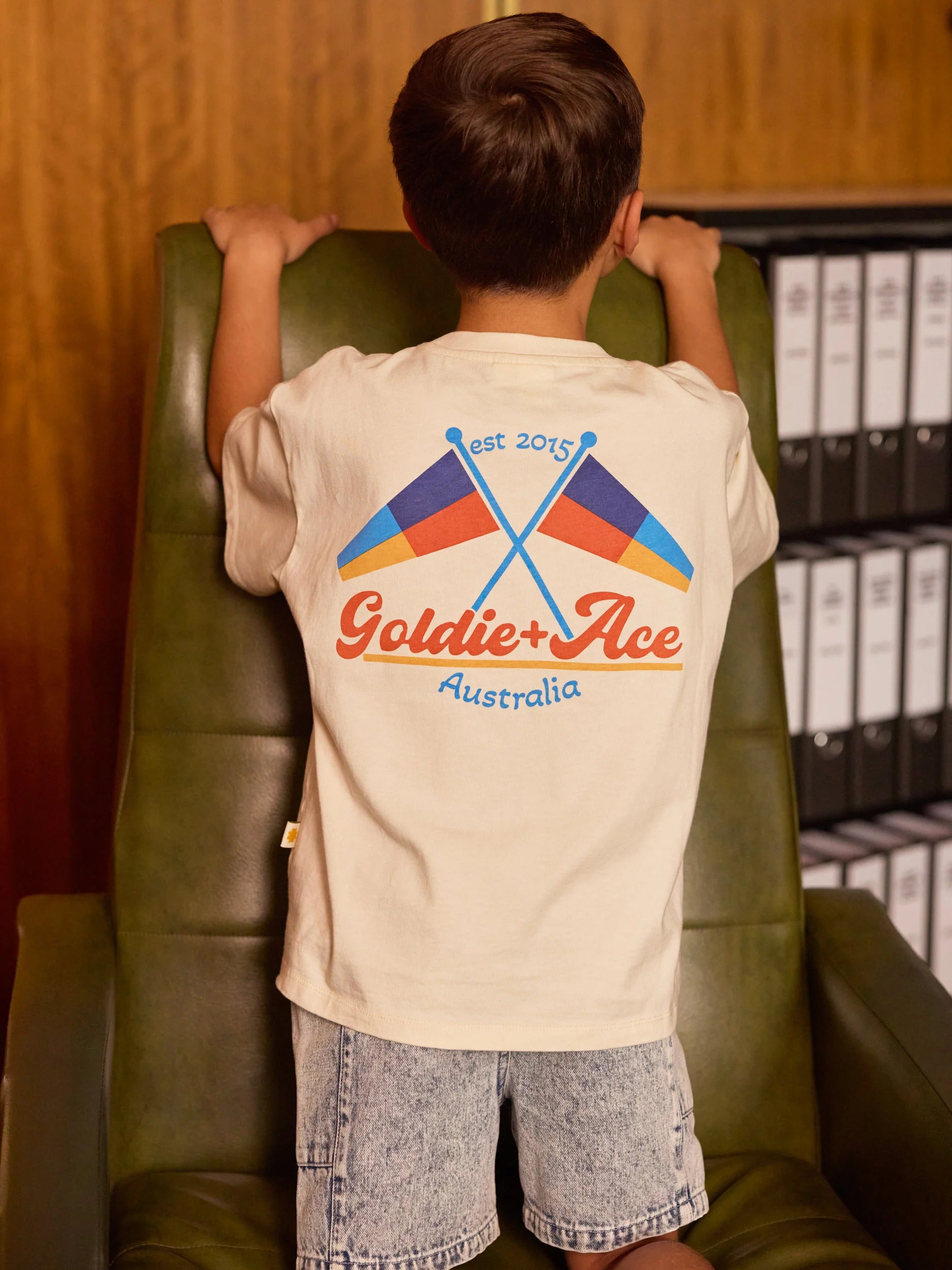 Goldie & Ace - Nautical Flag Oversized T-Shirt