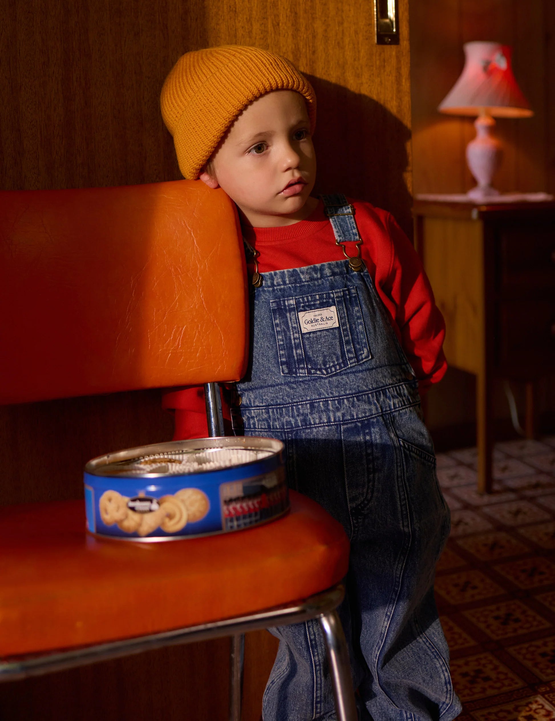 Goldie & Ace - Blake Vintage Washed Denim Overalls