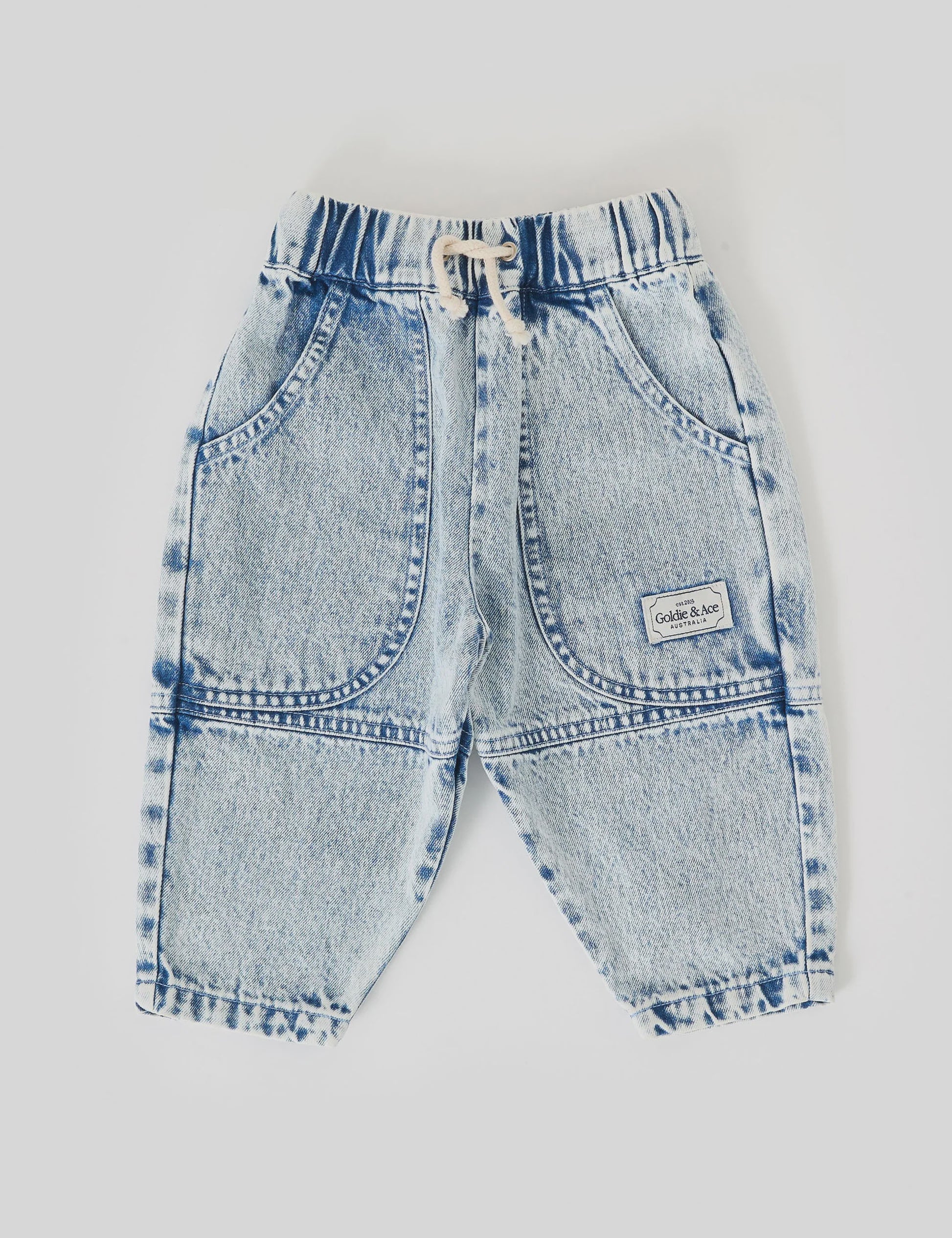 Goldie & Ace - Drew Denim Pocket Pant Light Denim