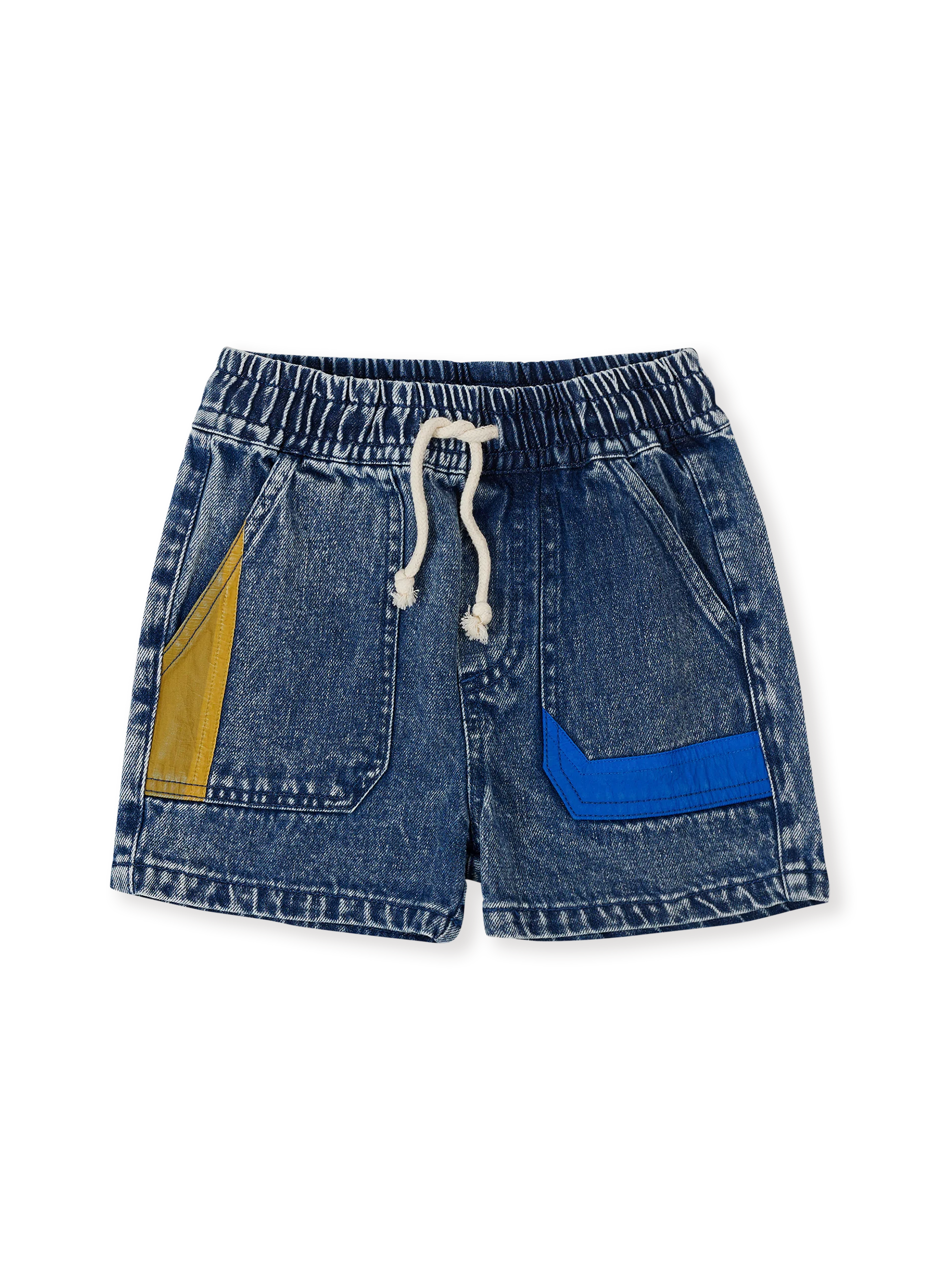 Goldie & Ace - Primary Pop Noah Dark Denim Shorts