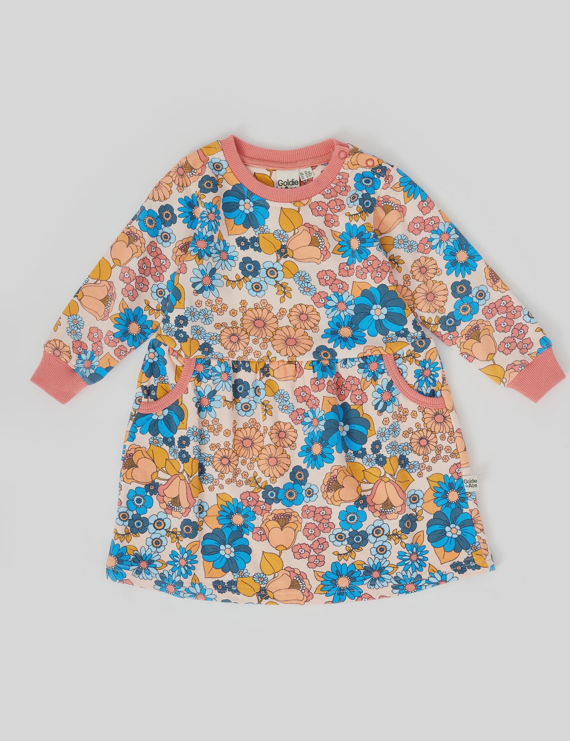 Goldie + Ace - Willa Wildflower Gathered Pocket Dress