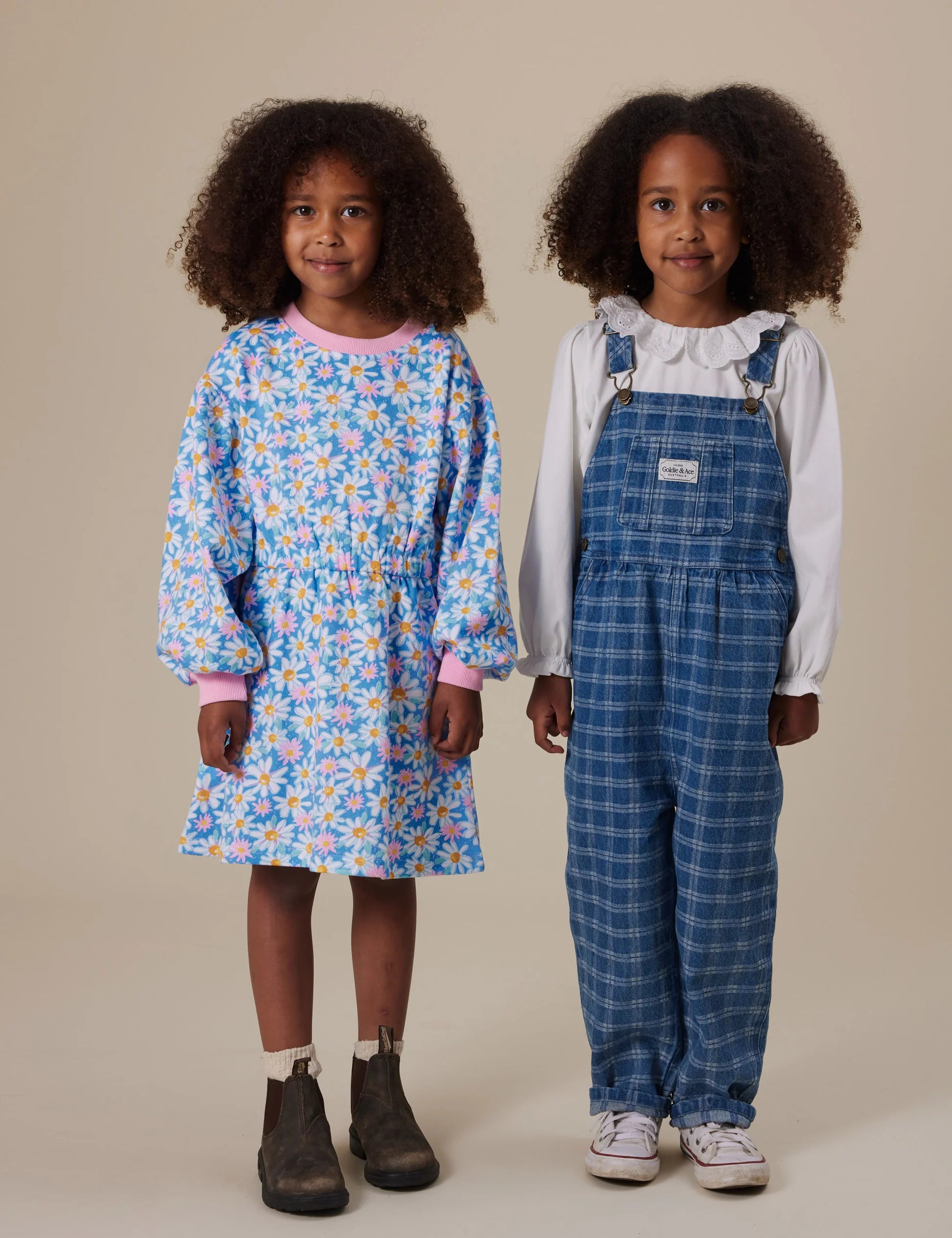 Goldie & Ace - Seaside Daisy Leah Long Sleeve Dress