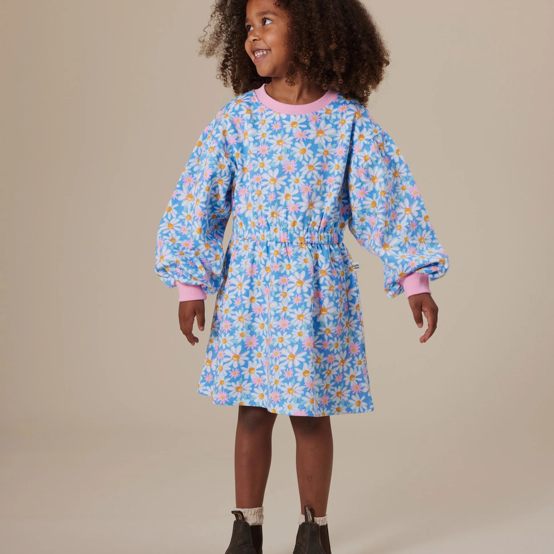 Goldie & Ace - Seaside Daisy Leah Long Sleeve Dress