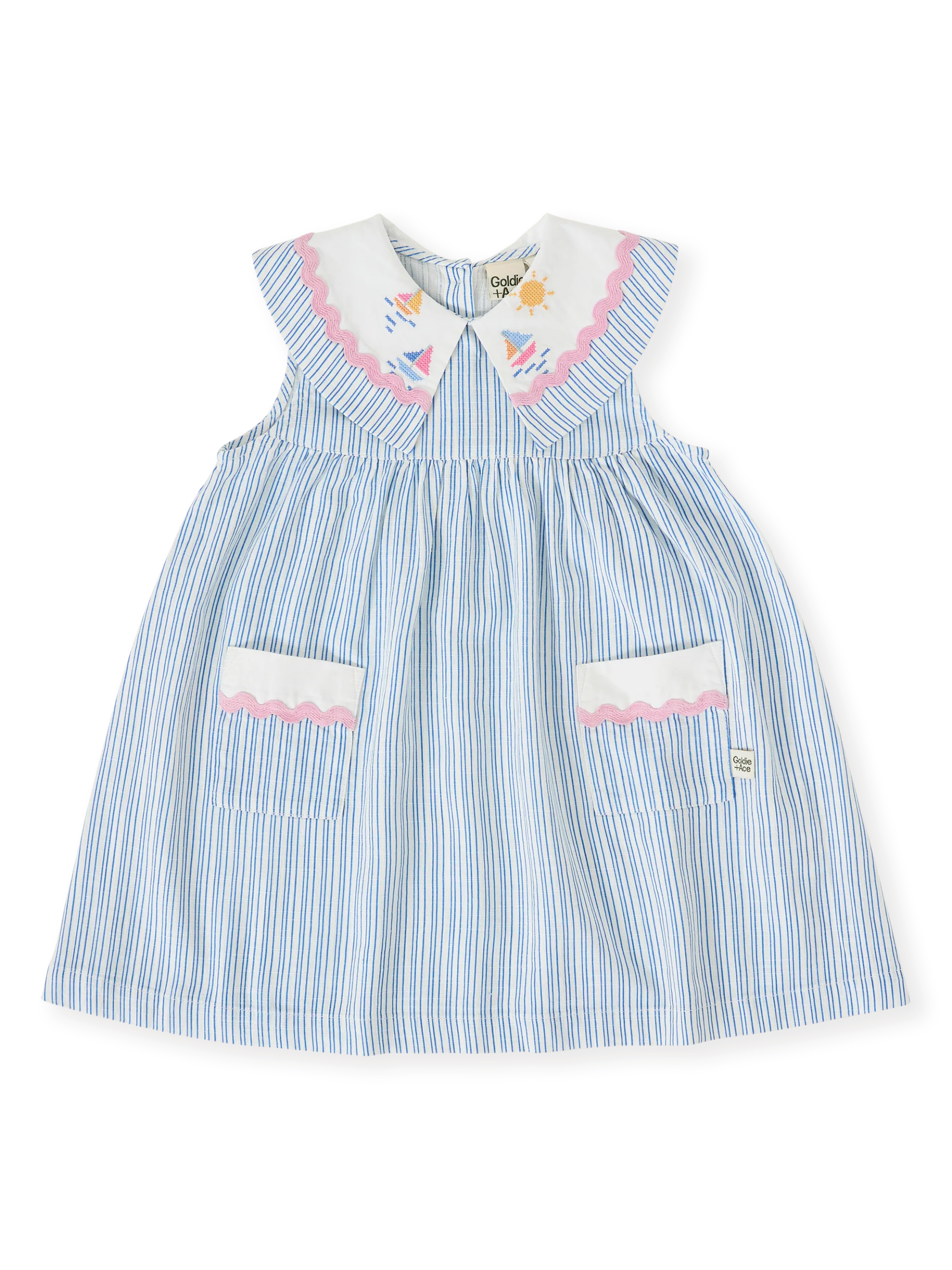 Goldie & Ace - Sailor Stripe Lucy Collared Dress