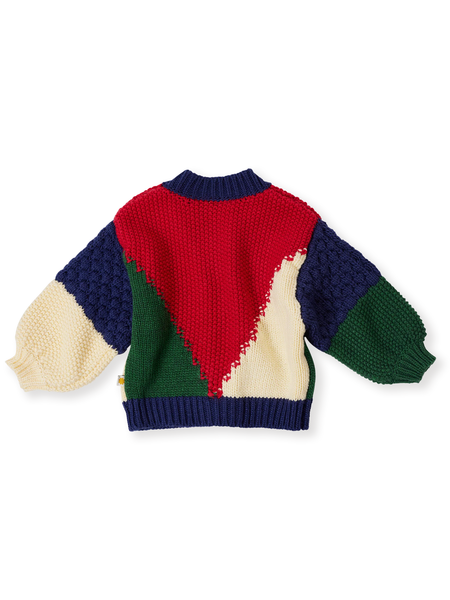 Goldie & Ace - Colour Block Knit Cardigan Primary