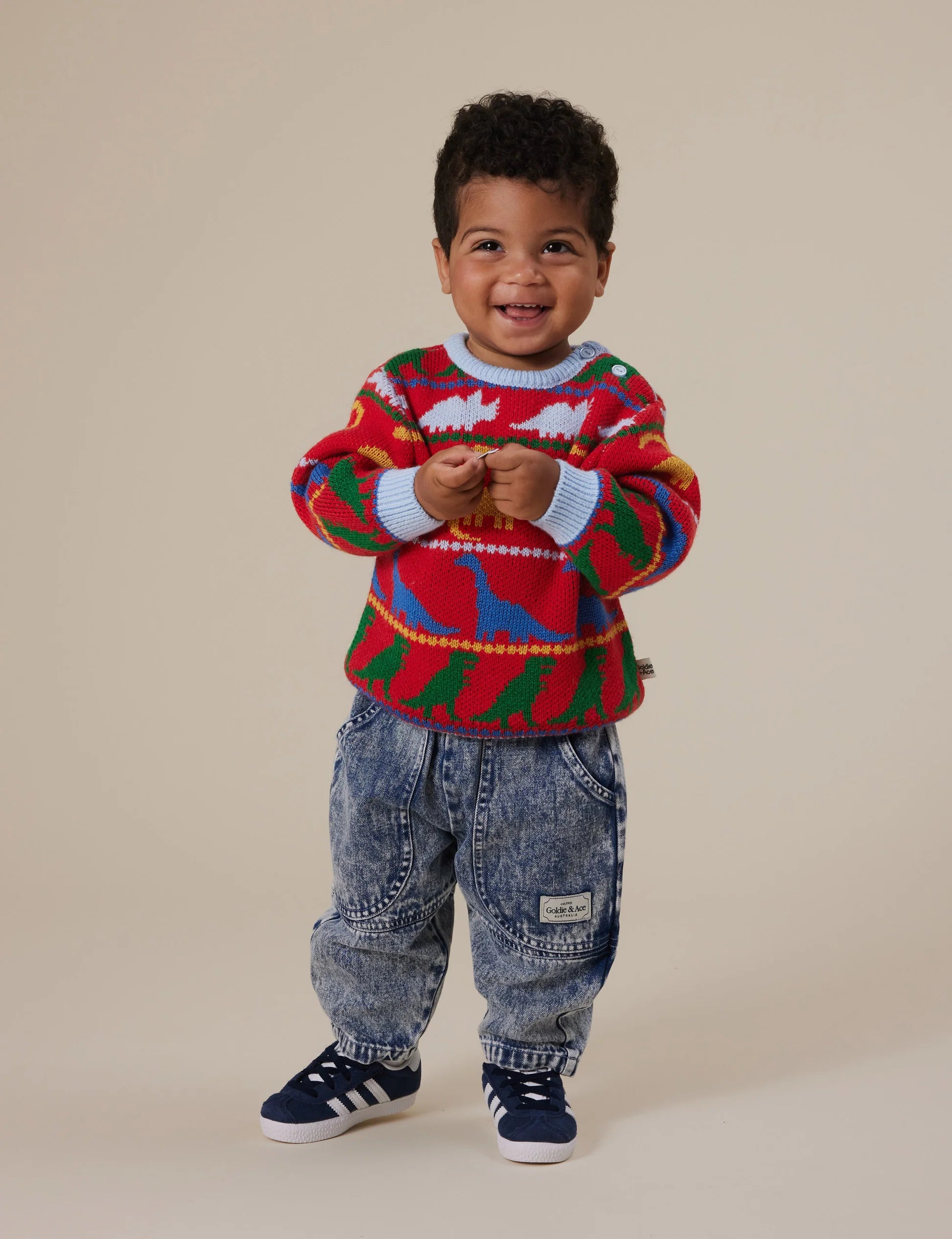 Goldie & Ace - Dino Knit Jumper