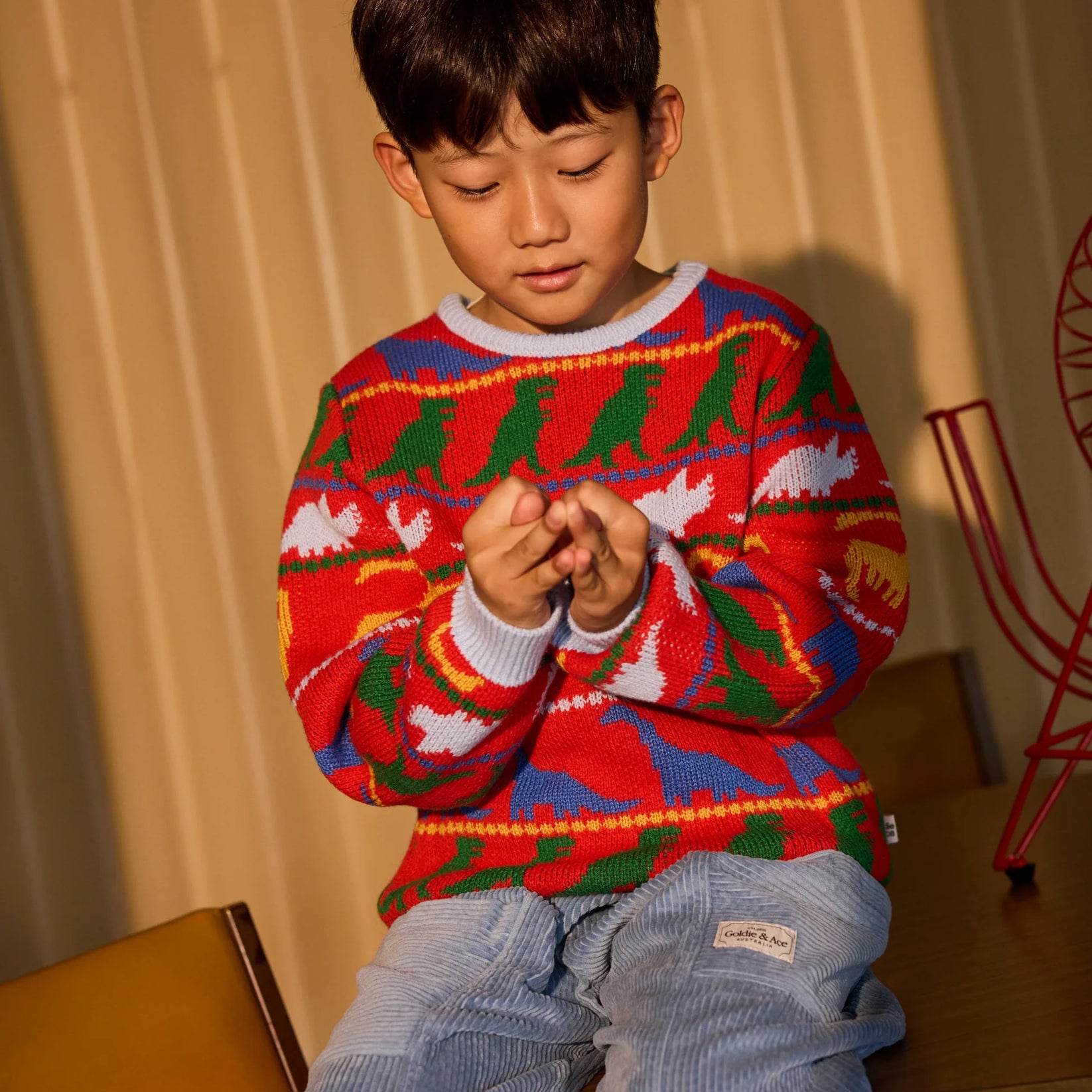 Goldie & Ace - Dino Knit Jumper