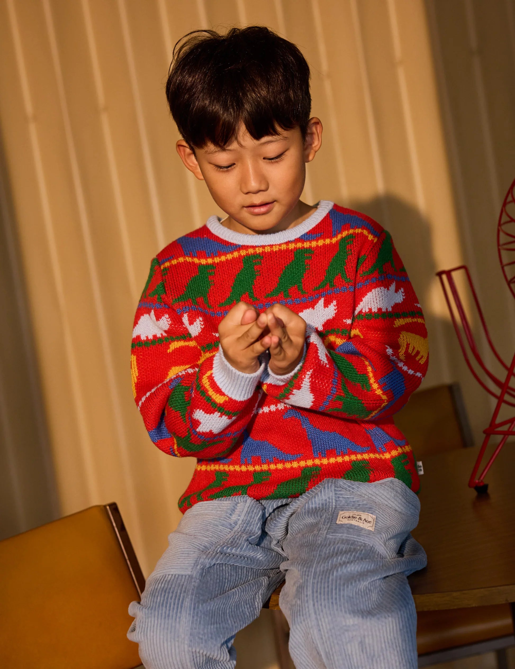 Goldie & Ace - Dino Knit Jumper