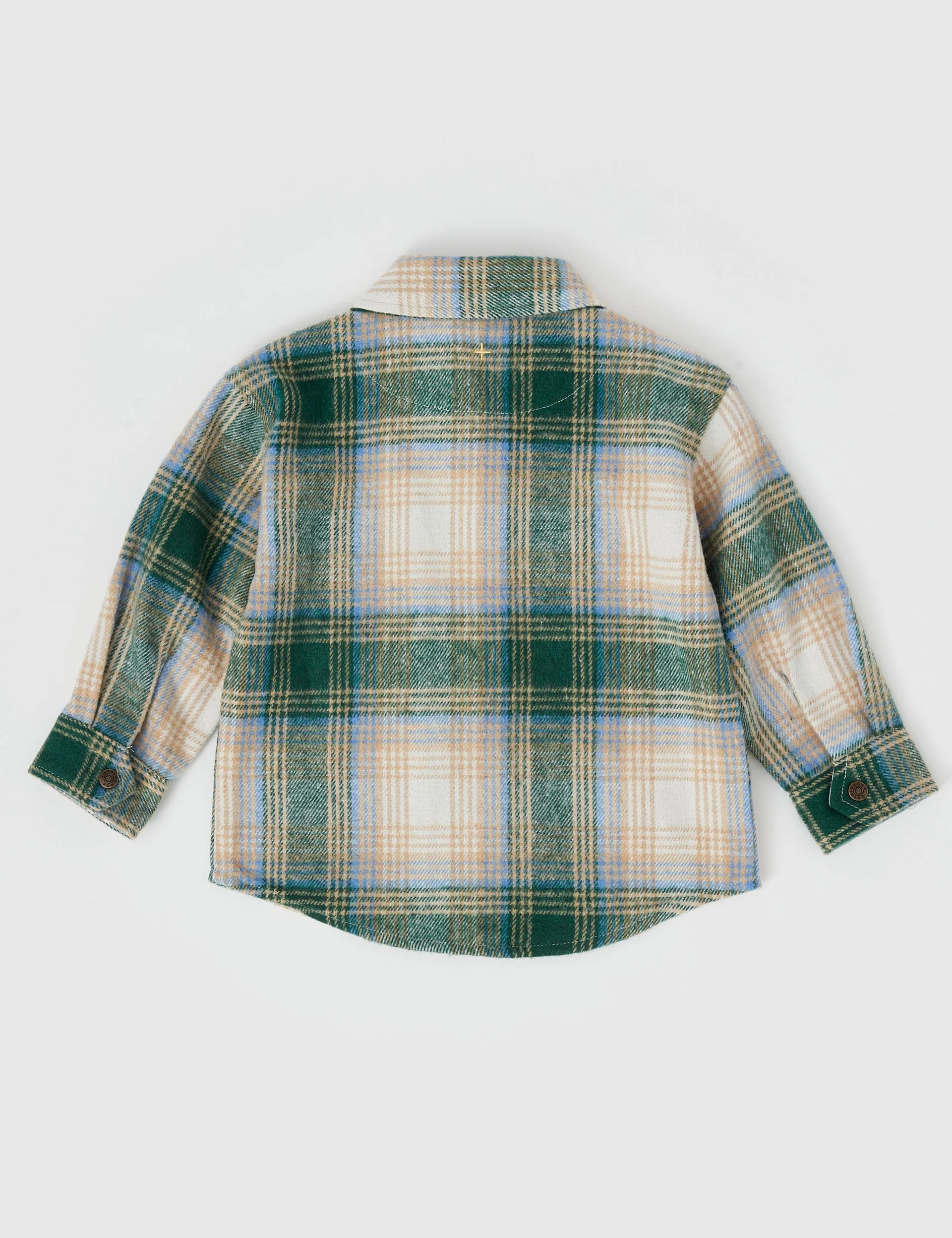 Goldie + Ace - Rowan Check Shirt - Alpine/Oat