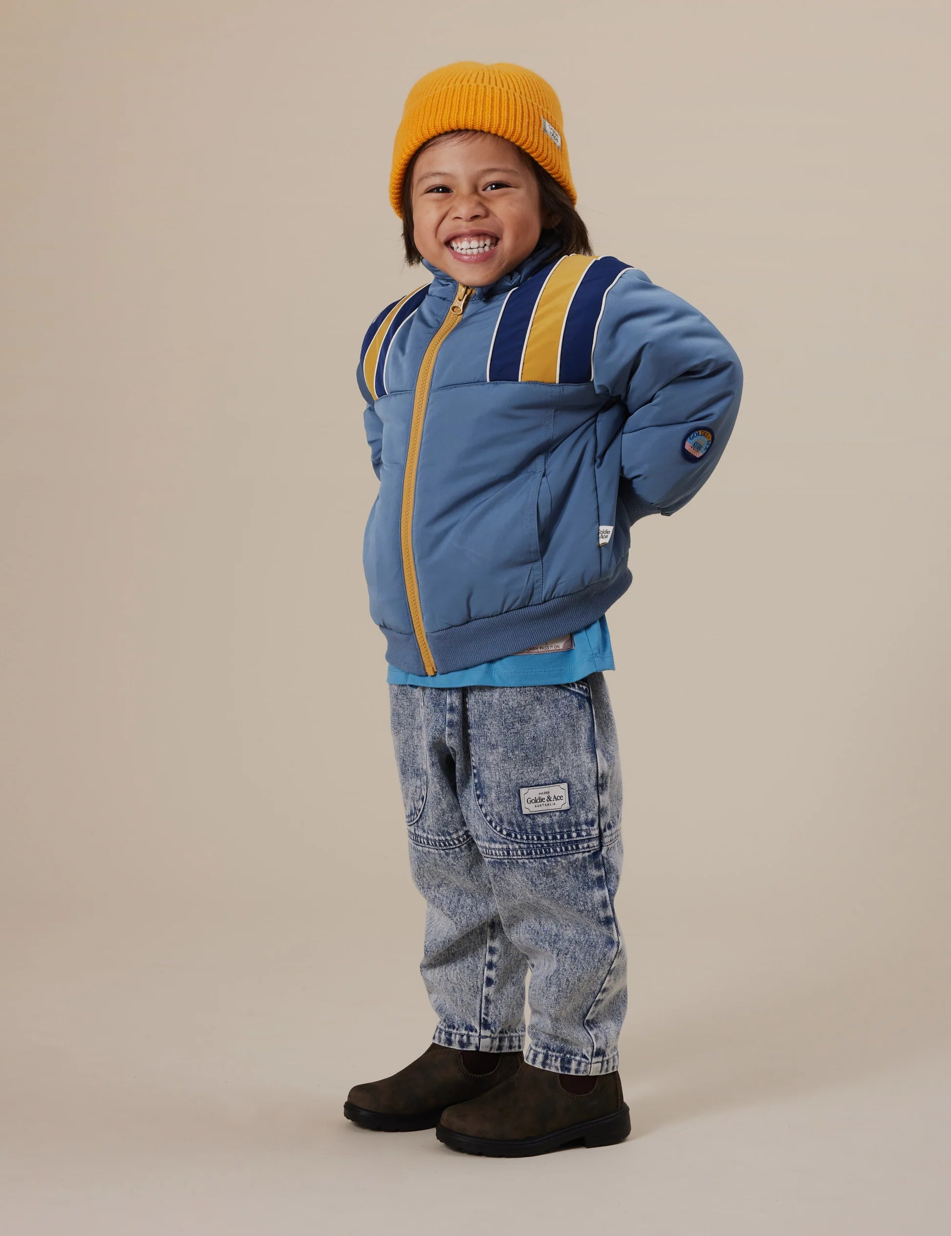 Goldie & Ace - Wool Beanie Golden