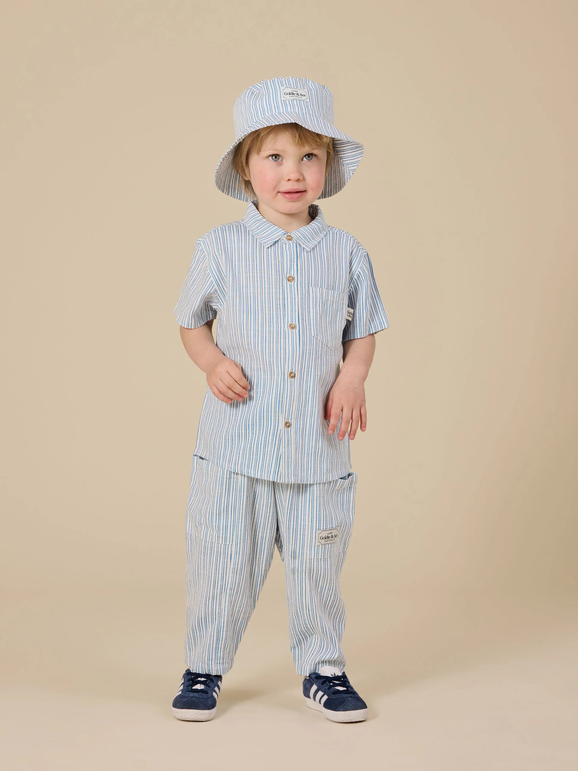 Goldie & Ace - Sailor Stripe Holiday Shirt