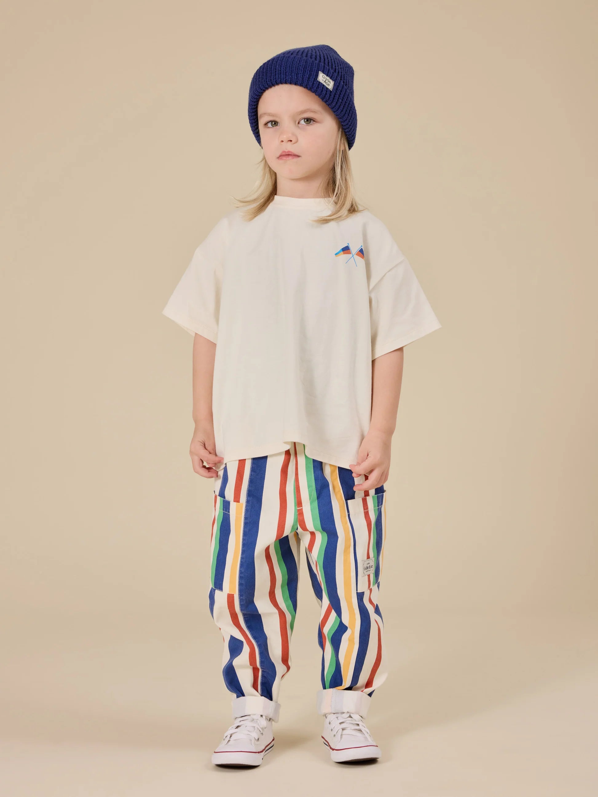 Goldie & Ace - Nautical Flag Oversized T-Shirt
