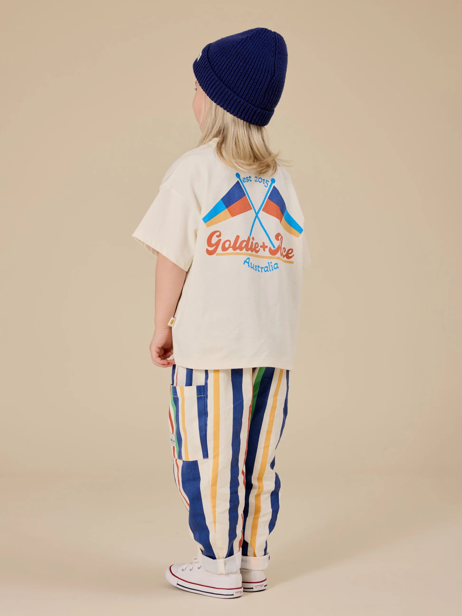 Goldie & Ace - Nautical Flag Oversized T-Shirt