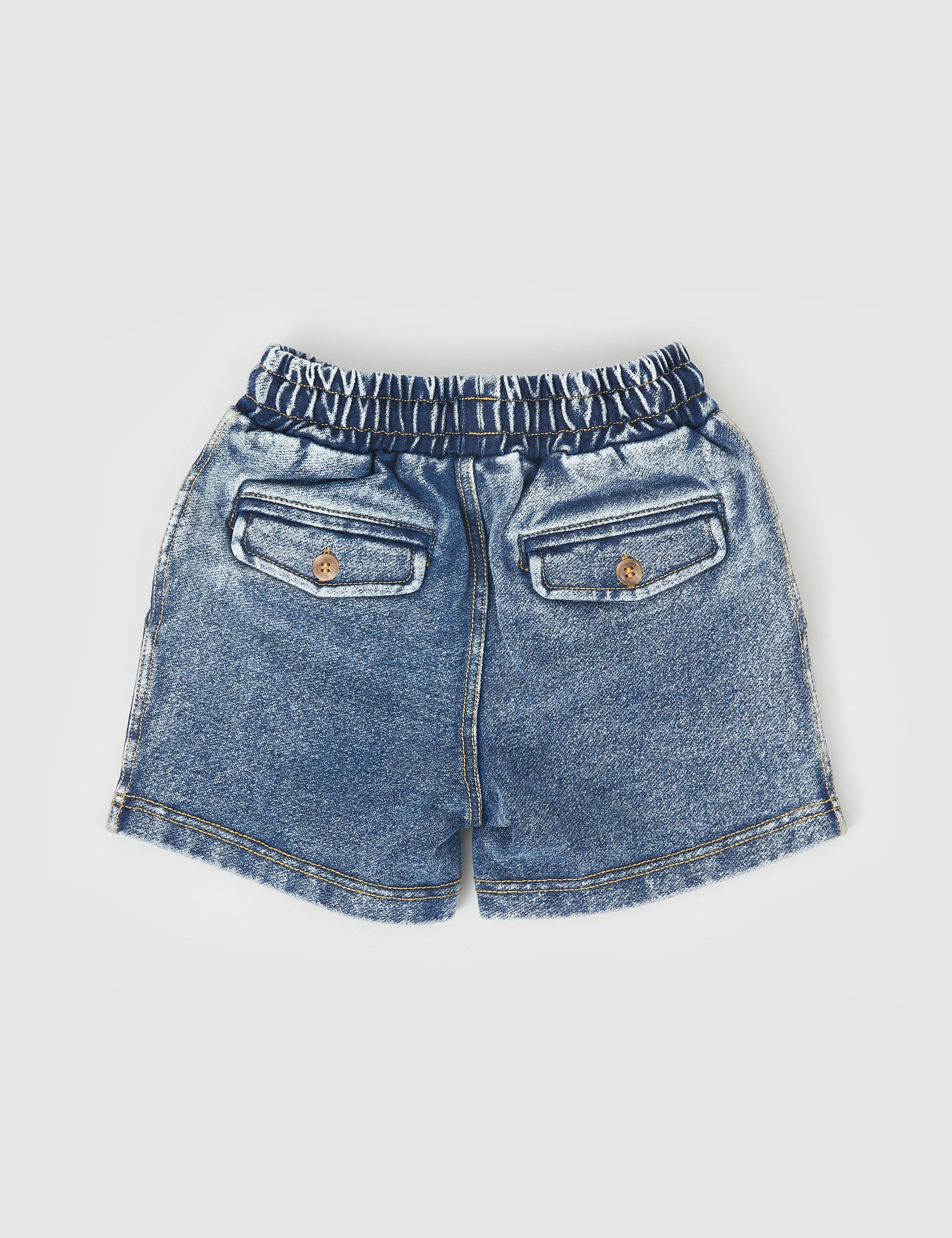 Goldie & Ace - Noah French Terry Denim Look Shorts