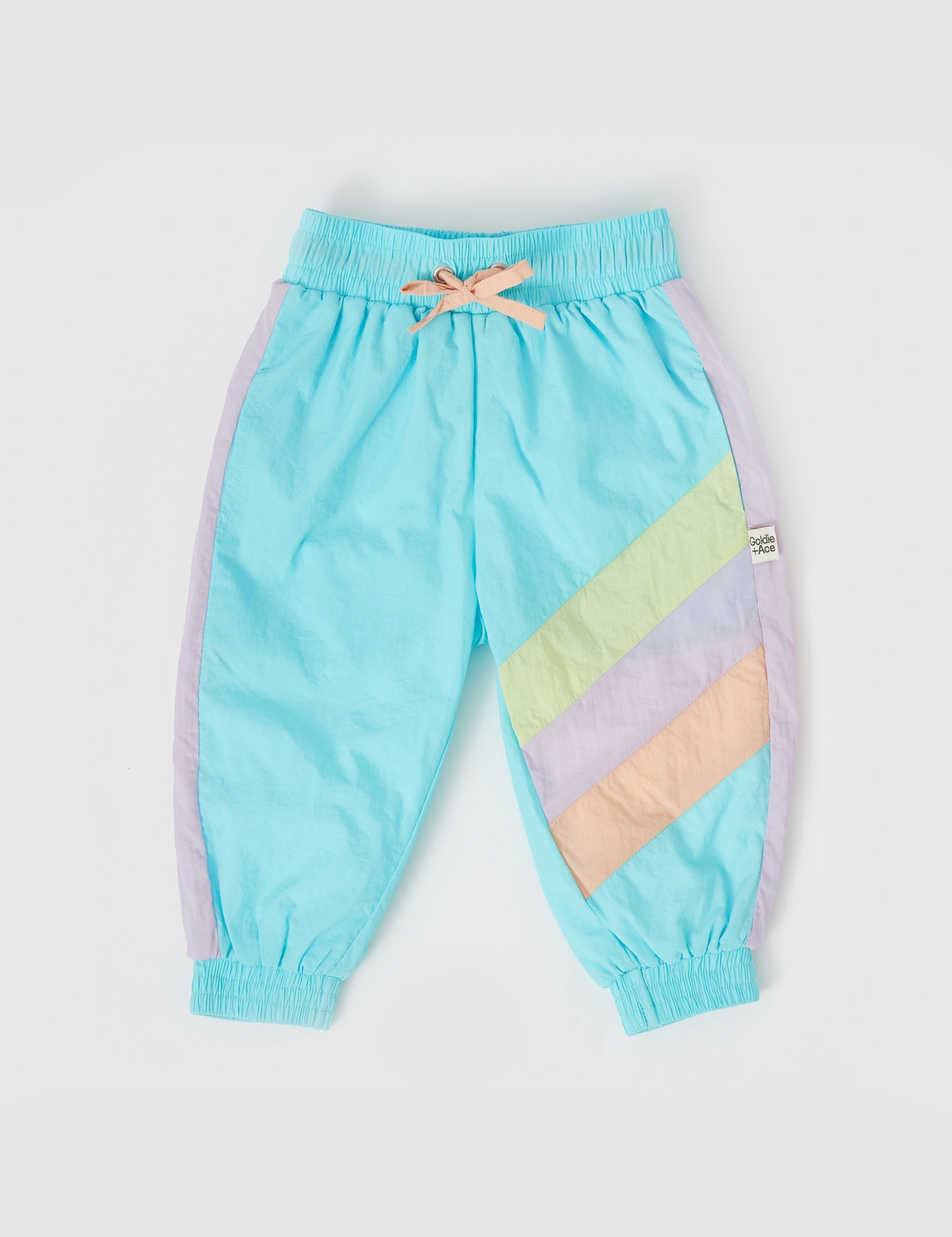 Goldie & Ace - Retro Lightweight Sporty Pants - Lagoon Multi