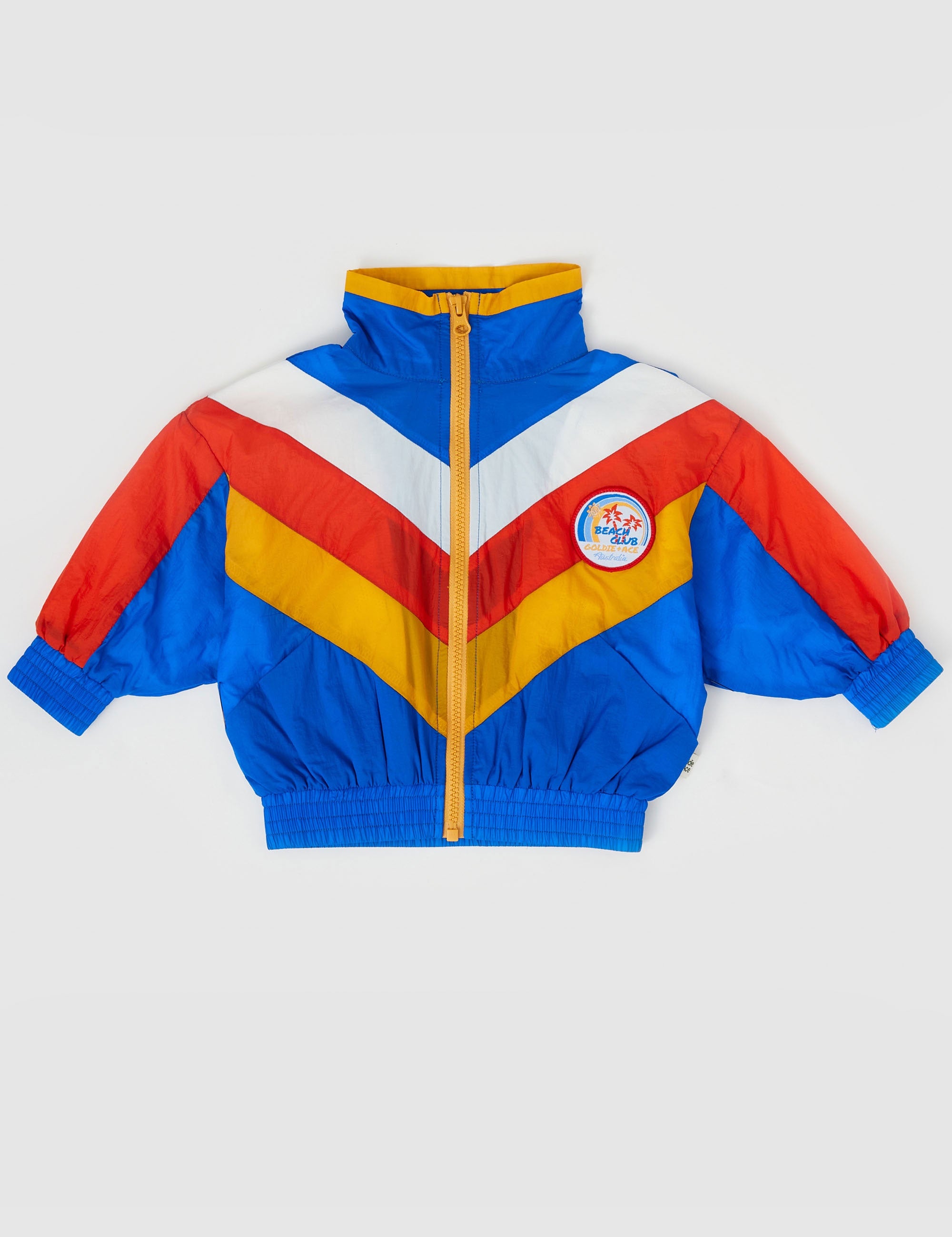 Goldie & Ace - Retro Lightweight Spray Jacket - Deep Blue Multi