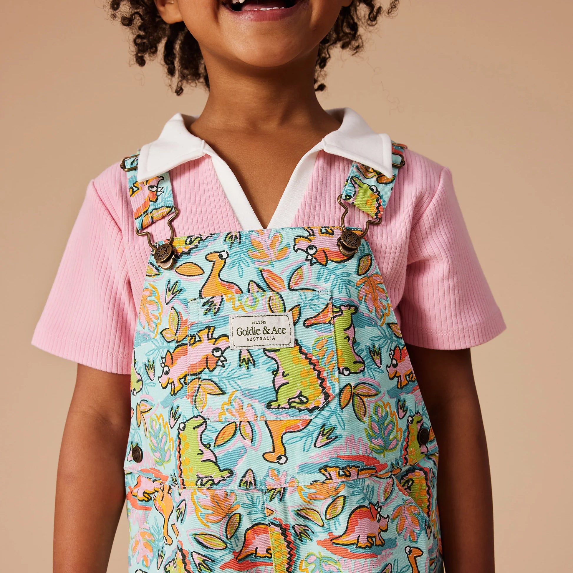 Goldie & Ace - Pia Collared T-Shirt - Bubblegum