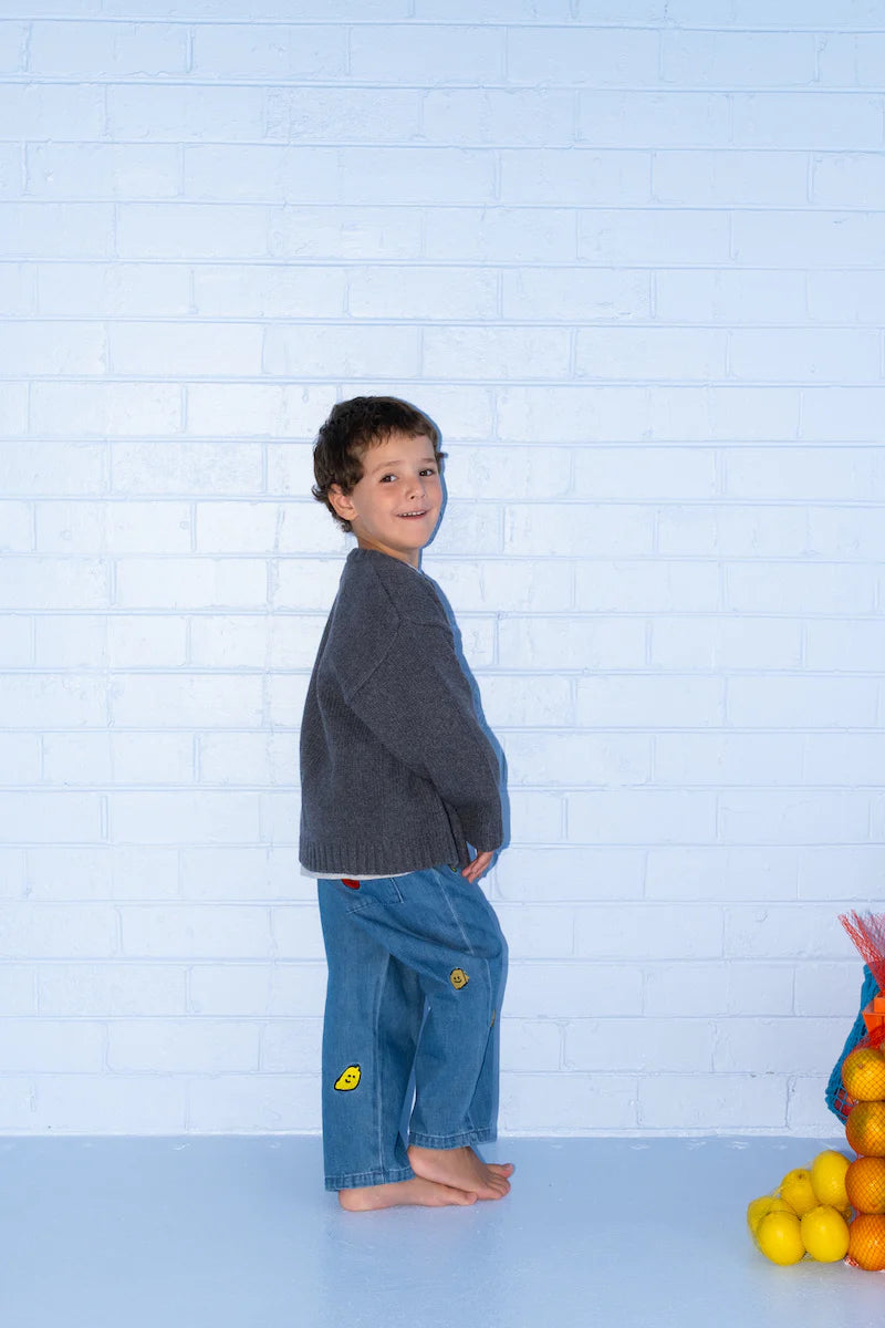 Grown - Organic Fruit Salad Denim Pants