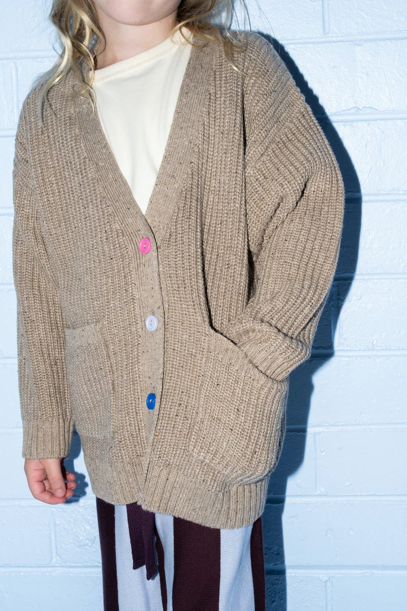 Grown - Organic Speckle Knit Cardigan