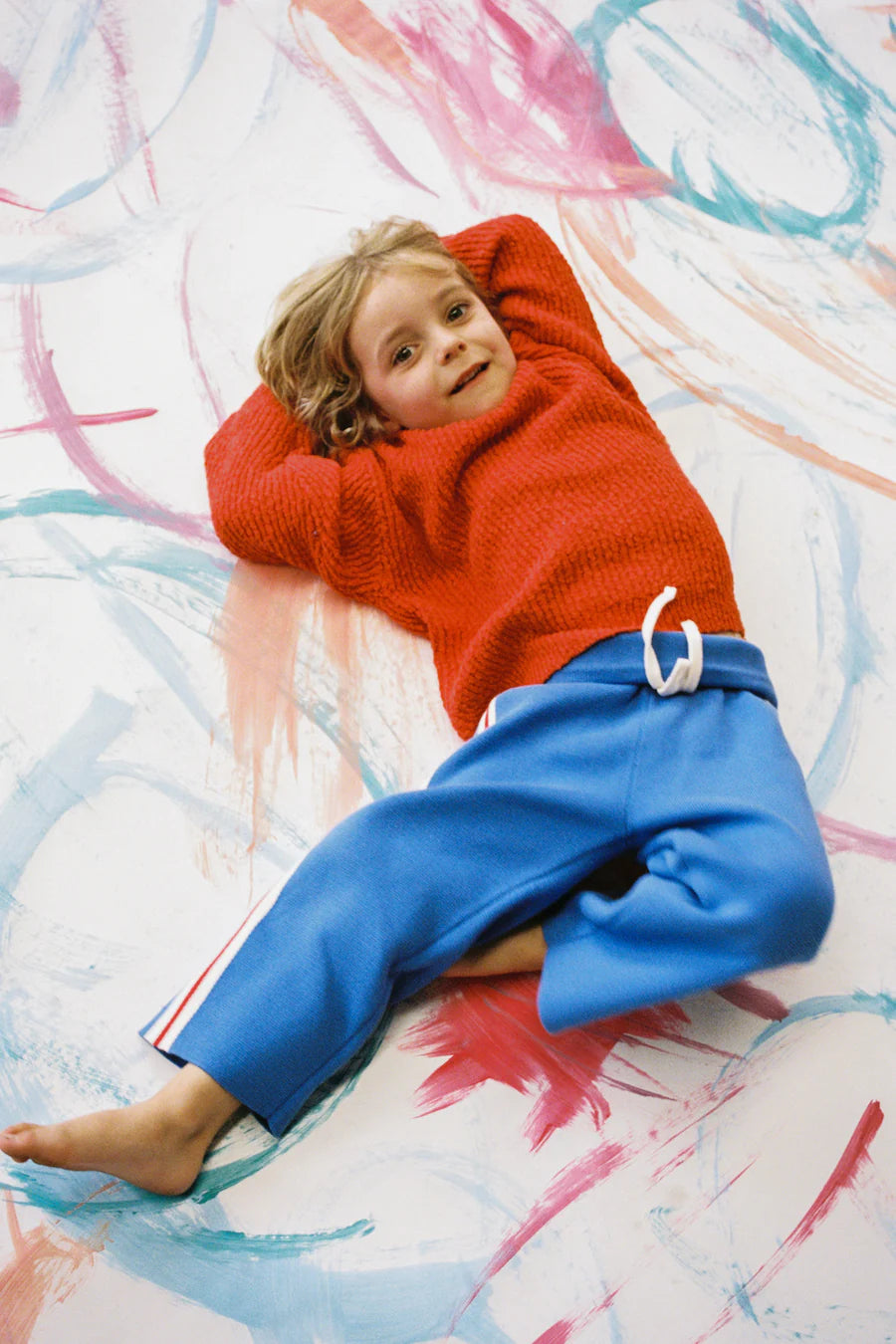 Grown Clothing - Organic Tape Milano Knit Pant - Cobalt