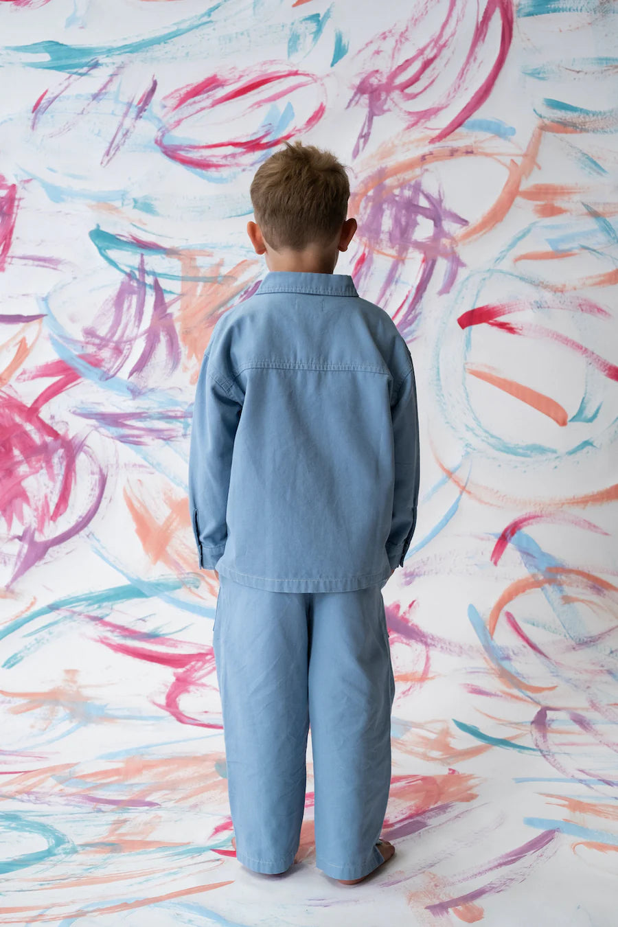 Grown Clothing - Organic Canvas Utility Pocket Pant - Duck Egg