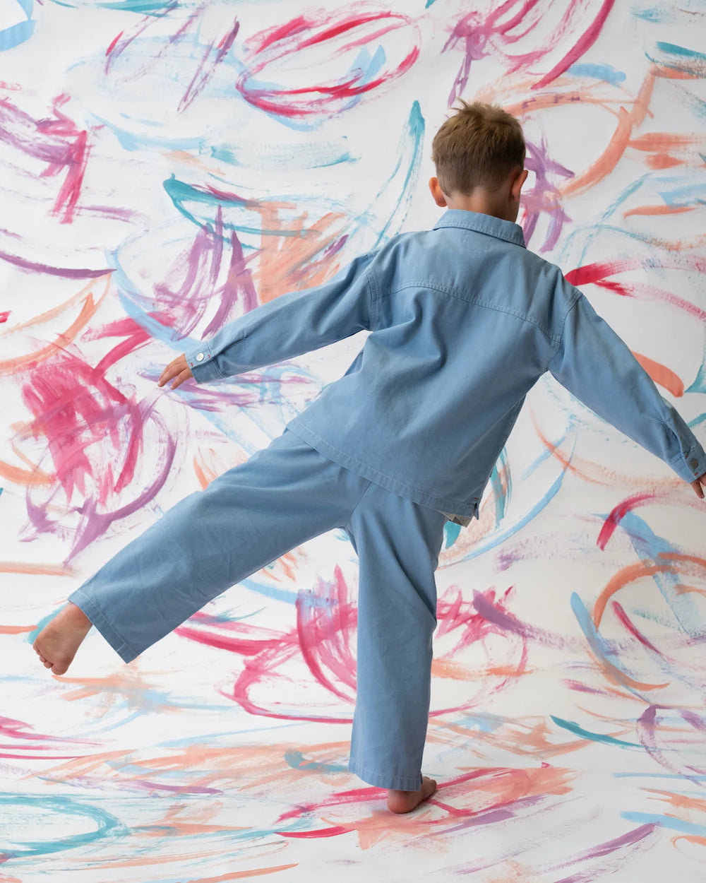 Grown Clothing - Organic Canvas Utility Pocket Pant - Duck Egg