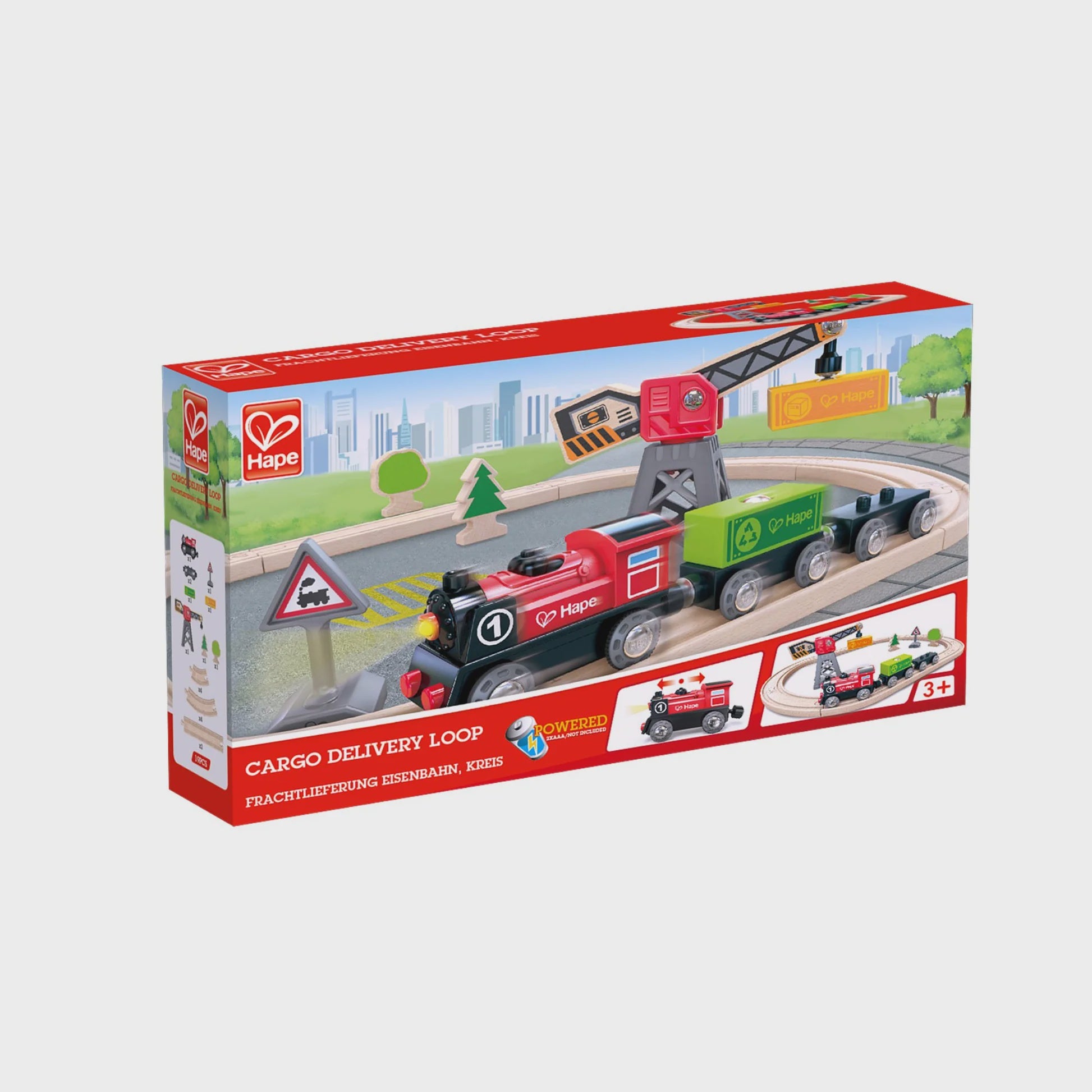 Hape - Cargo Delivery Loop Train Set