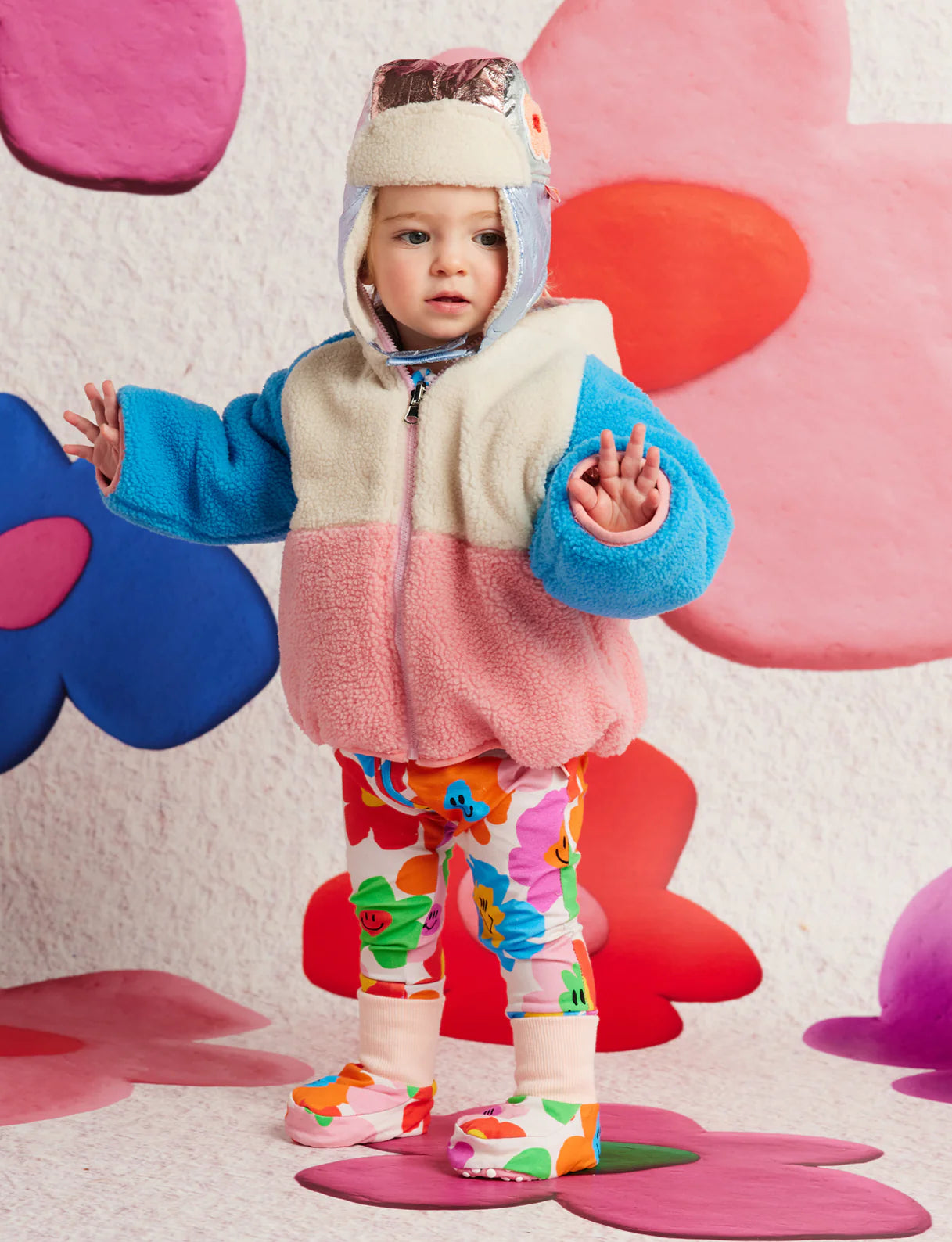 Halcyon Nights - Hej Blomma! Reversible Kids Puffer Jacket