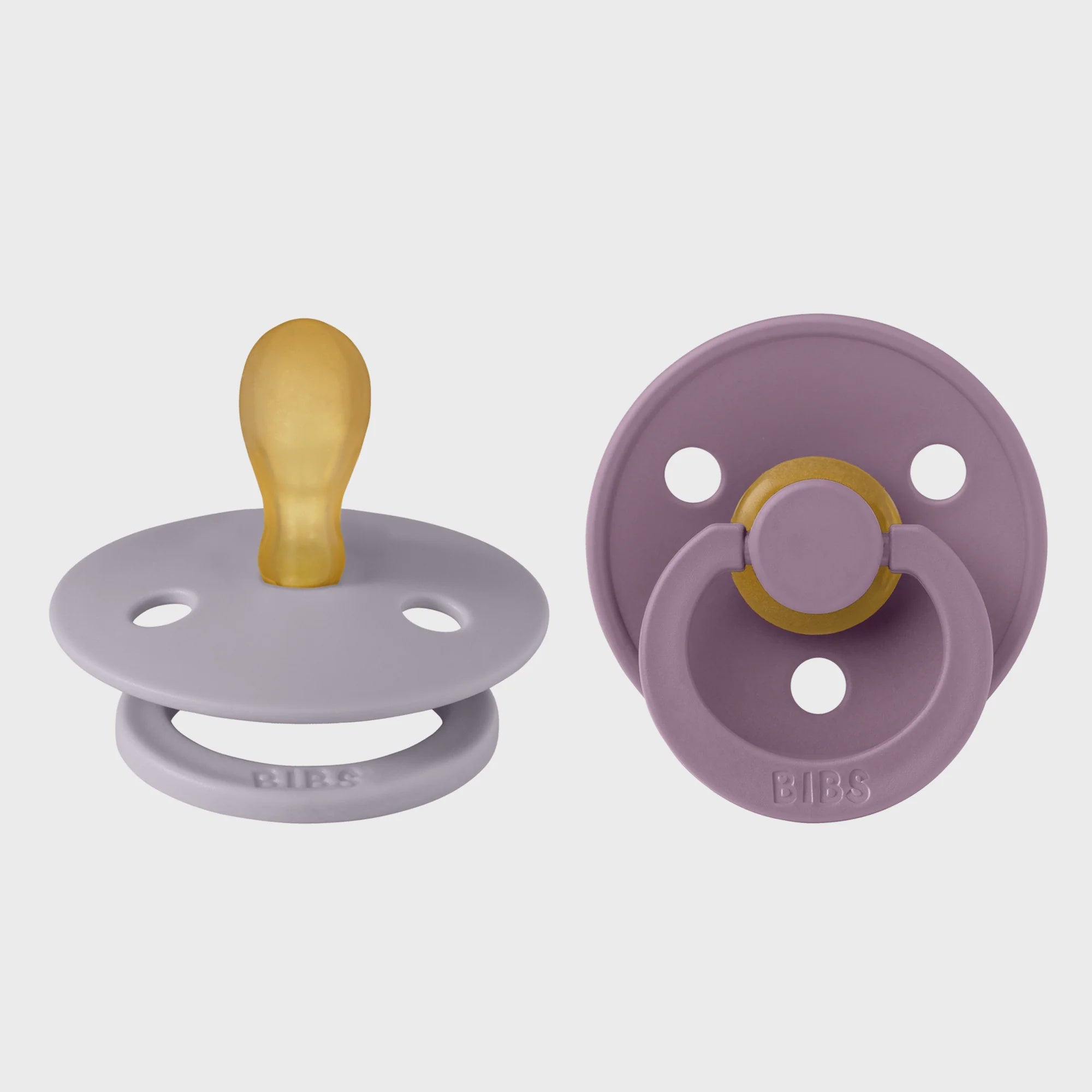 BIBS - Fossil Grey/Mauve Symmetrical, Latex (2pk)