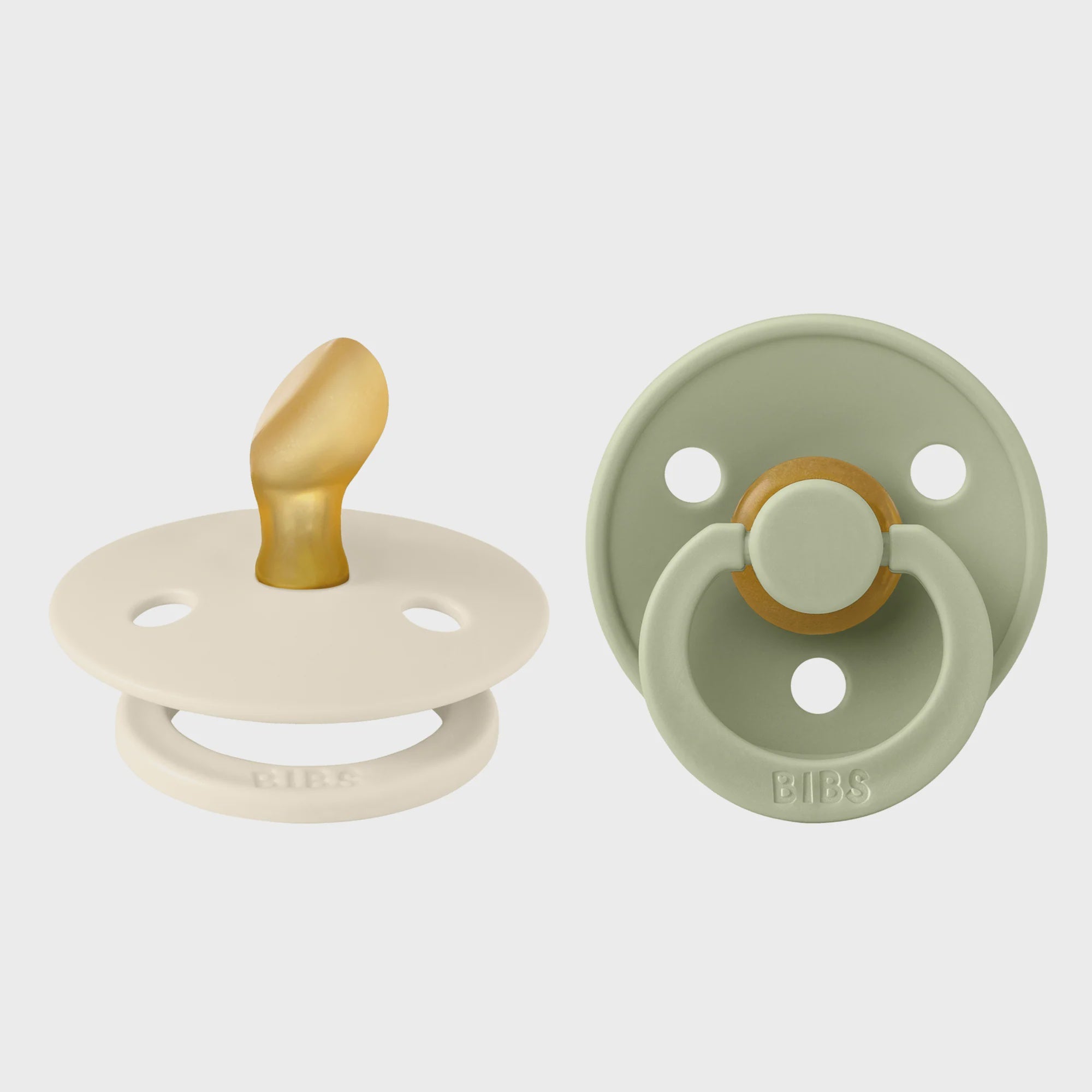 BIBS-  Ivory/Sage Anatomical, Latex (2pk)