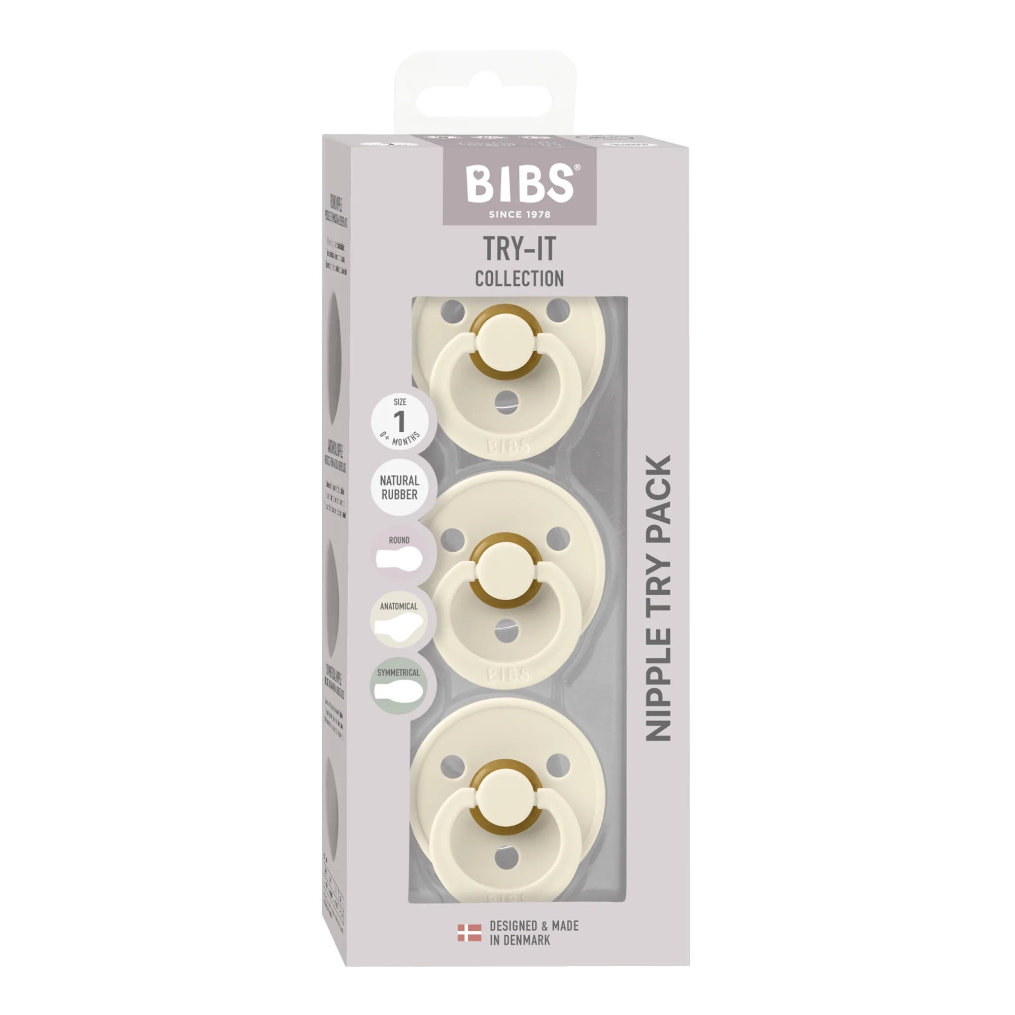 BIBS - TRY-IT - Starter 3 pack - Ivory