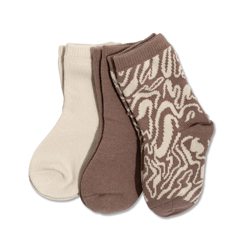 Grown - 3Pack Socks - Ripple