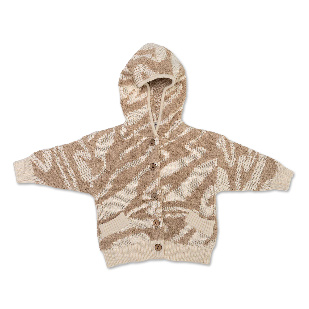 Grown Clothing - Teddy Ripple Jacket - Stone