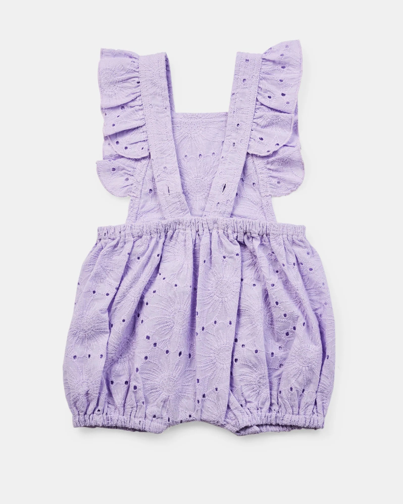 Walnut Baby -Isabella Romper  Lilac Lace