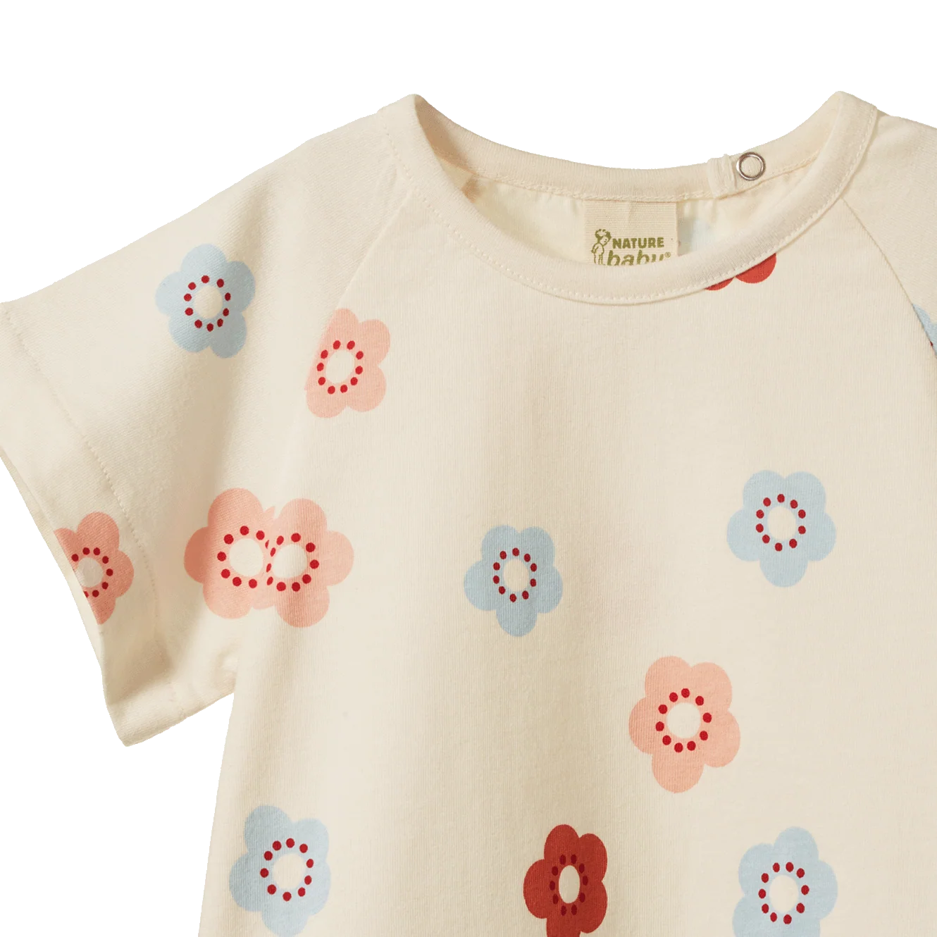 Nature Baby - Juniper Tee - Flora Stamp Print