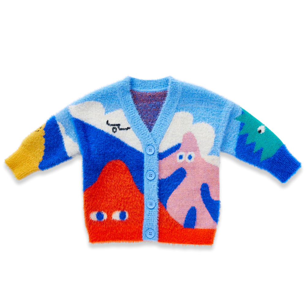 Halcyon Nights - Mount Wiggly Knit Cardigan