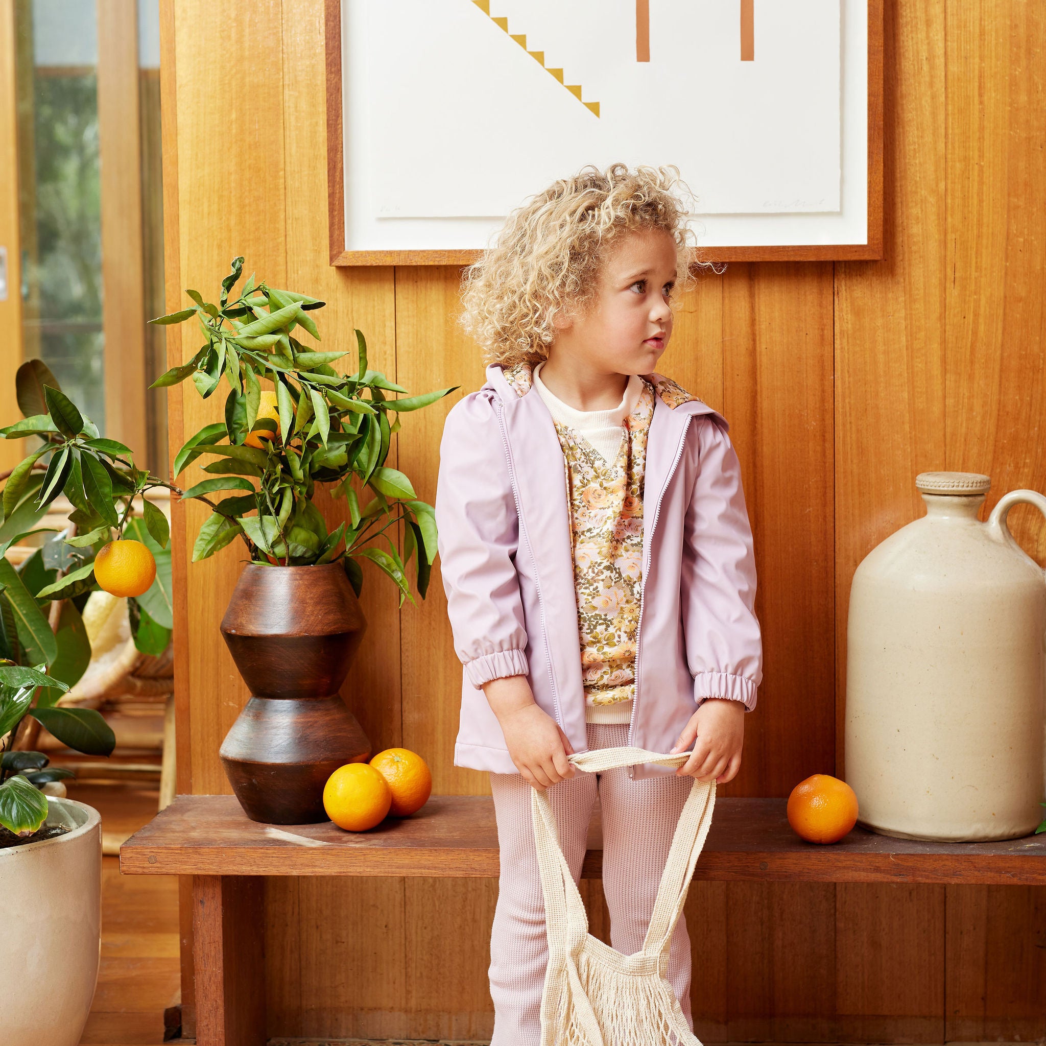 Kapow Kids - Lilac Raincoat