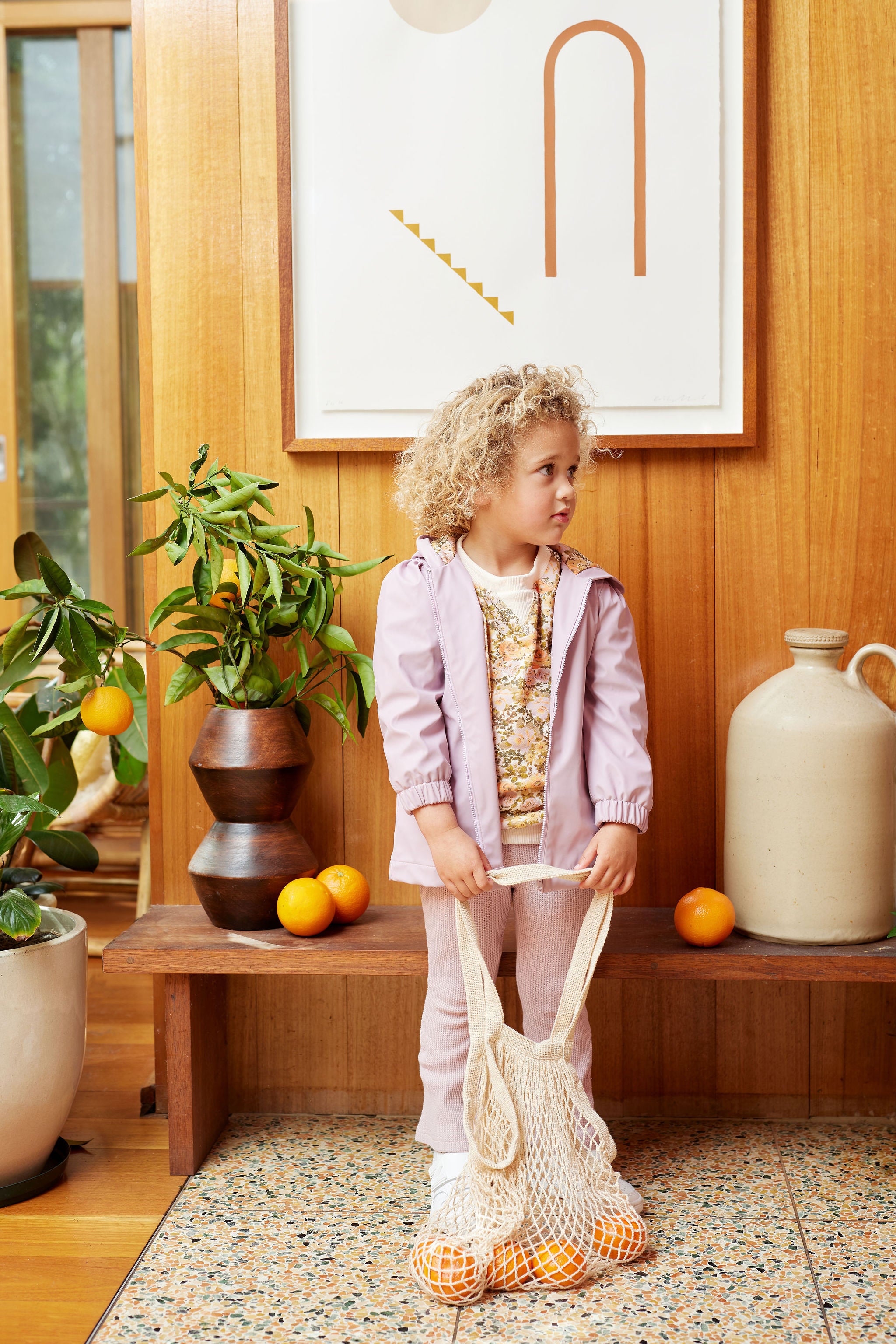 Kapow Kids - Lilac Raincoat