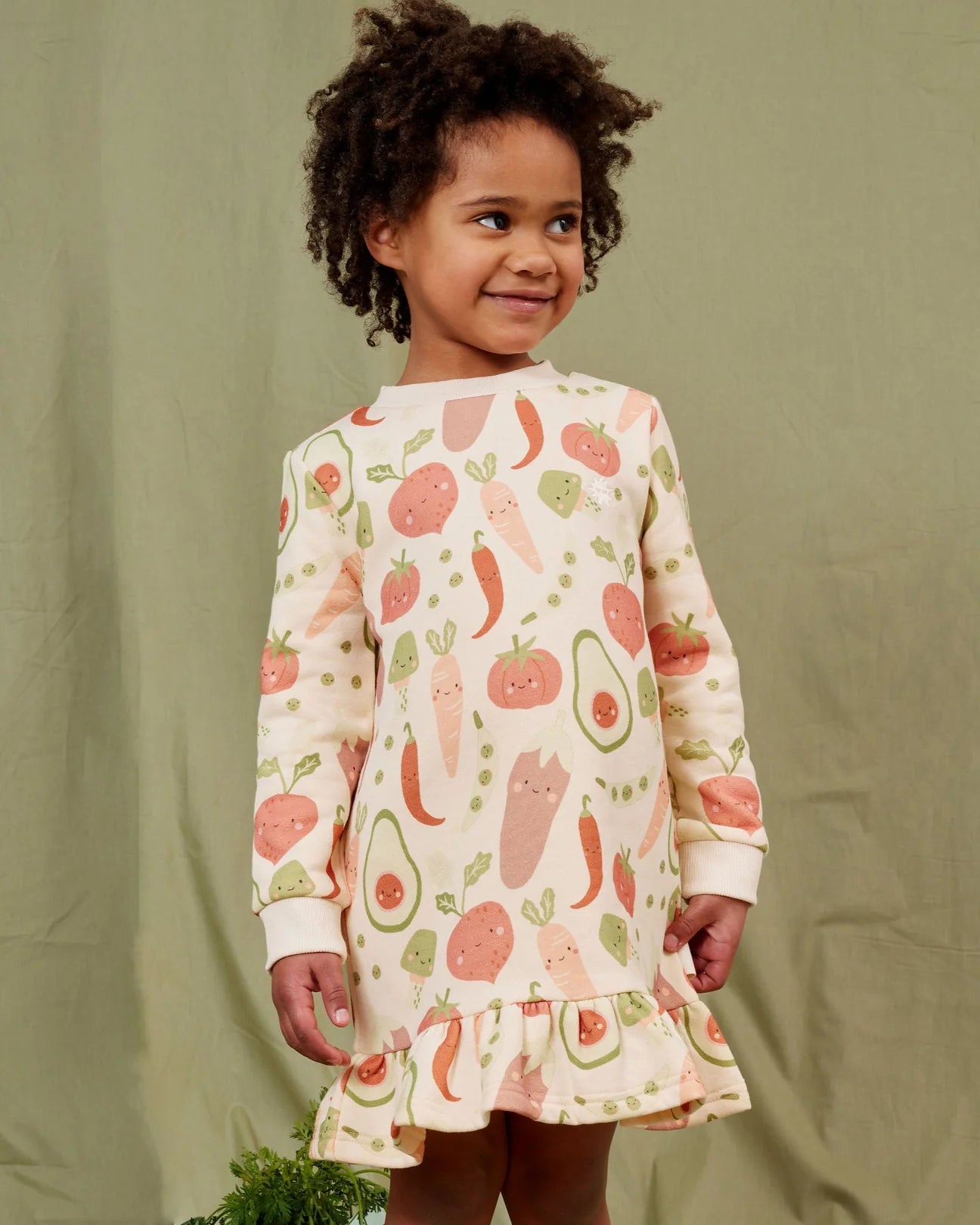 Kapow Kids - Veggie Crew Sweater Dress
